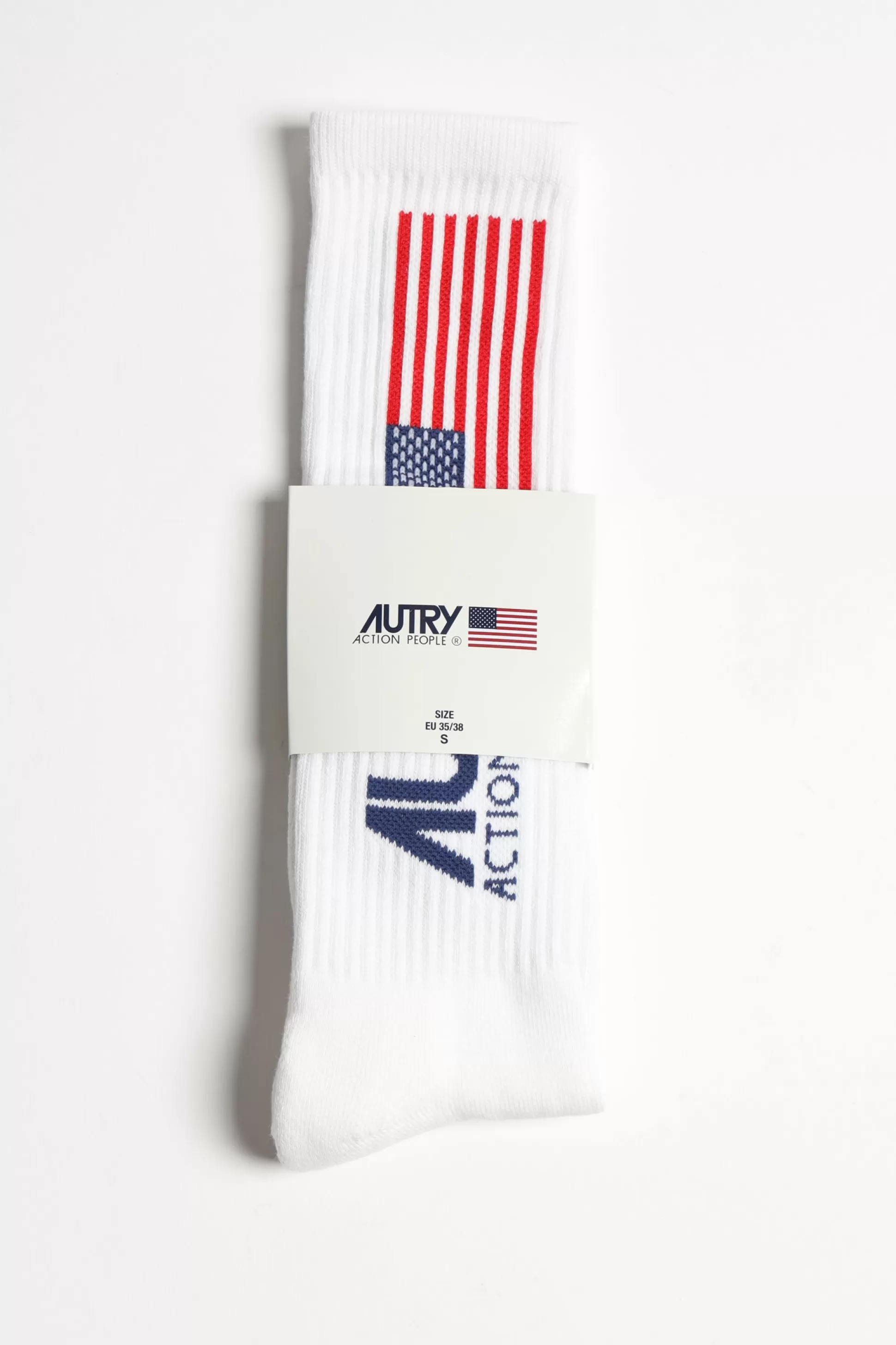 Autry Chaussettes & Bas^Chaussettes Iconic Logo En Blanc