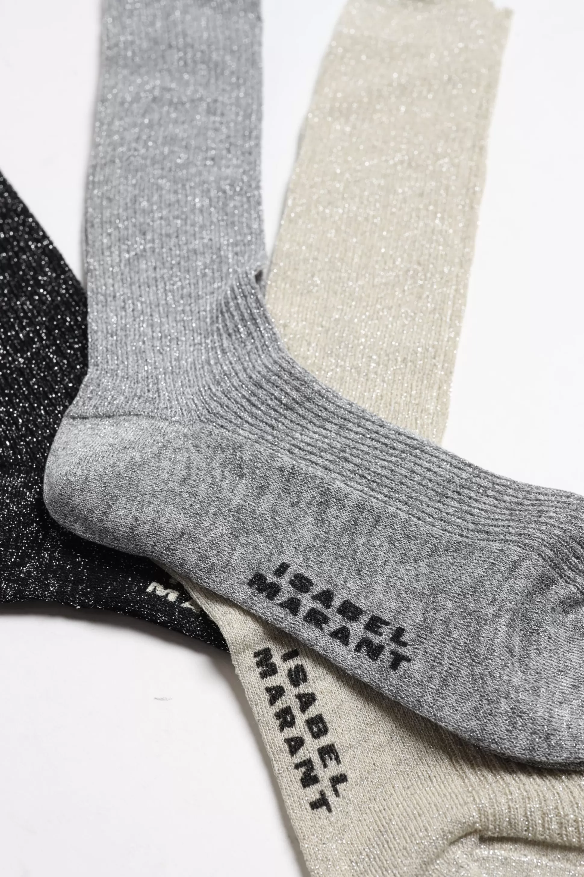 Isabel Marant Chaussettes & Bas^Chaussettes Loula En Gun Metal