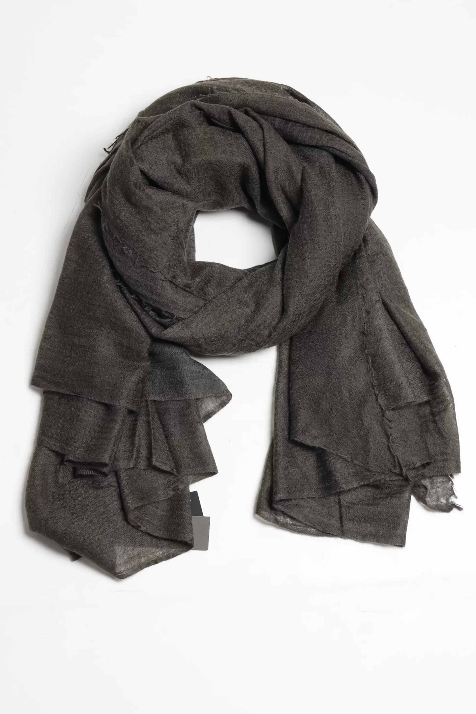 Frenckenberger Foulards & Écharpes^Echarpe Big Mono In Black Olive