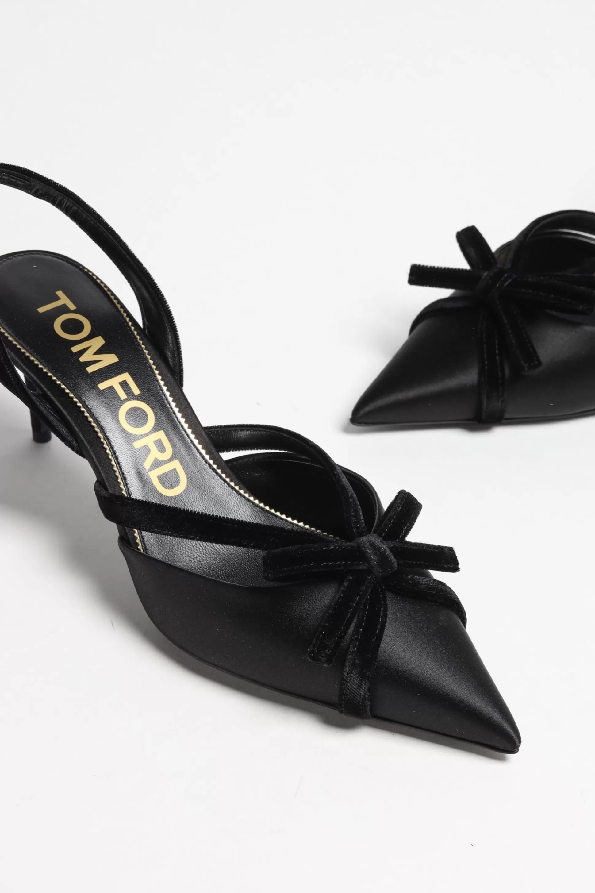 Tom Ford Talons^Escarpins A Bride Arriere En Noir