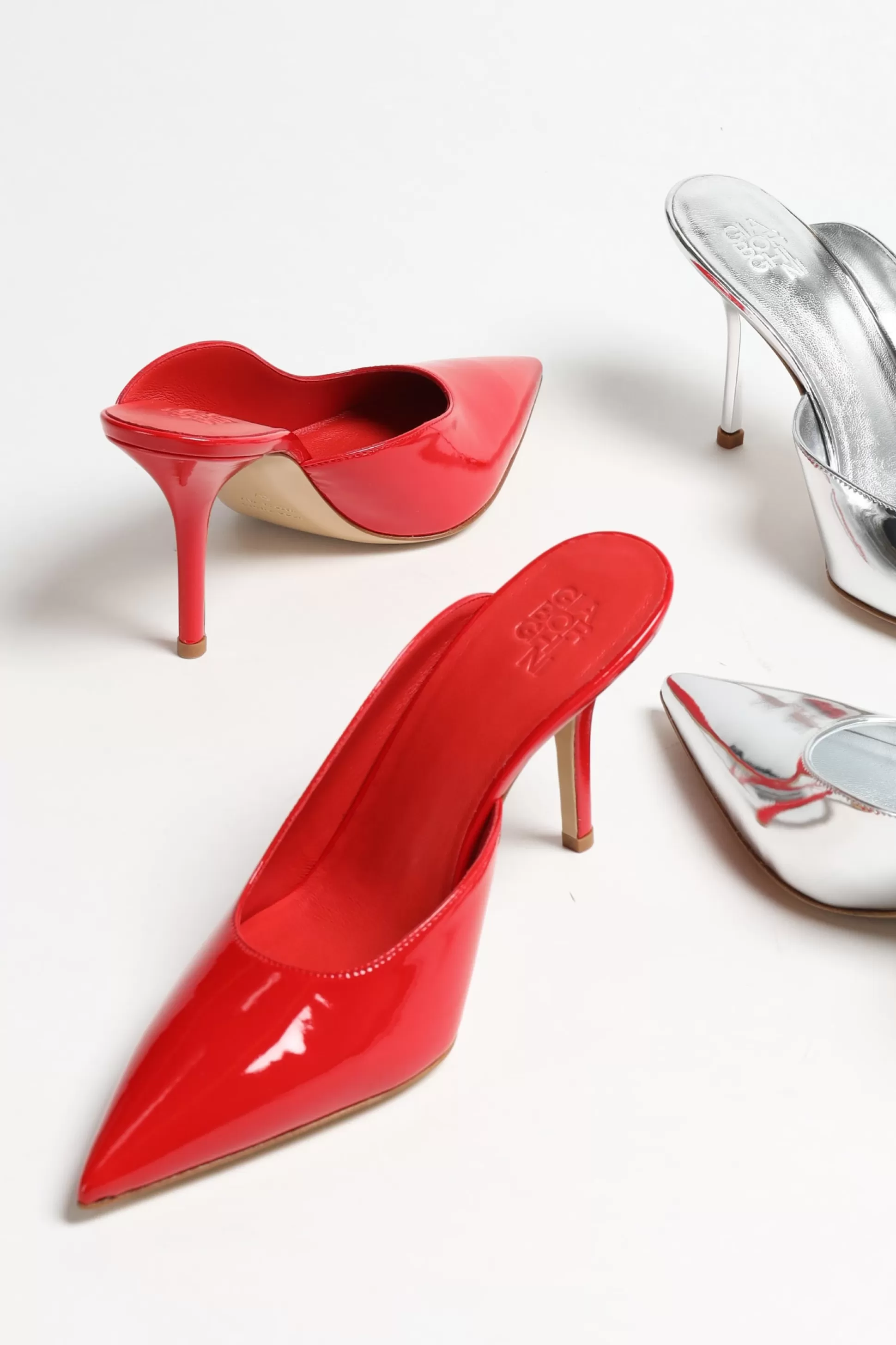 Giaborghini Talons^Escarpins Abella En Rouge