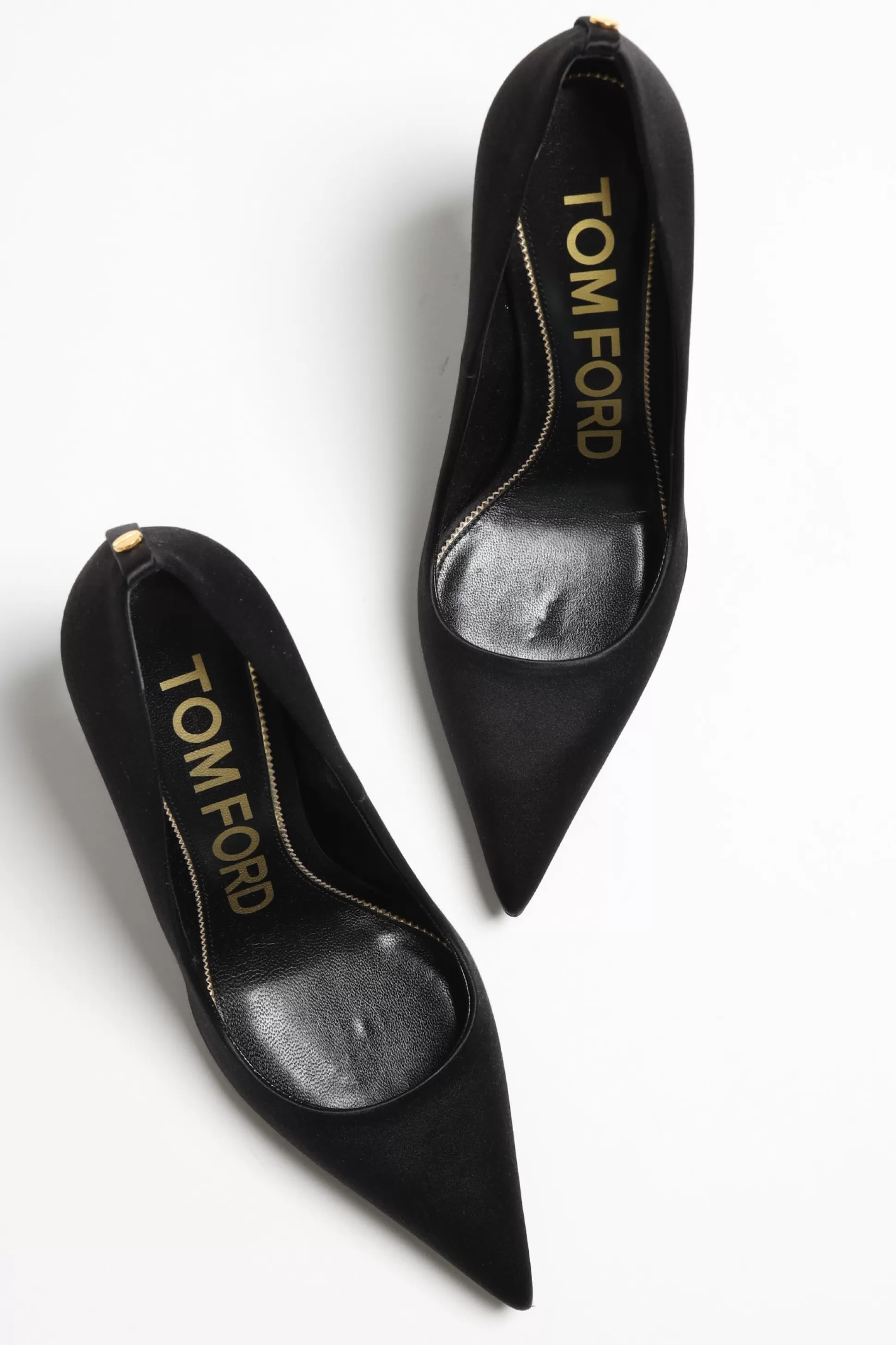 Tom Ford Talons^Escarpins En Satin Noir