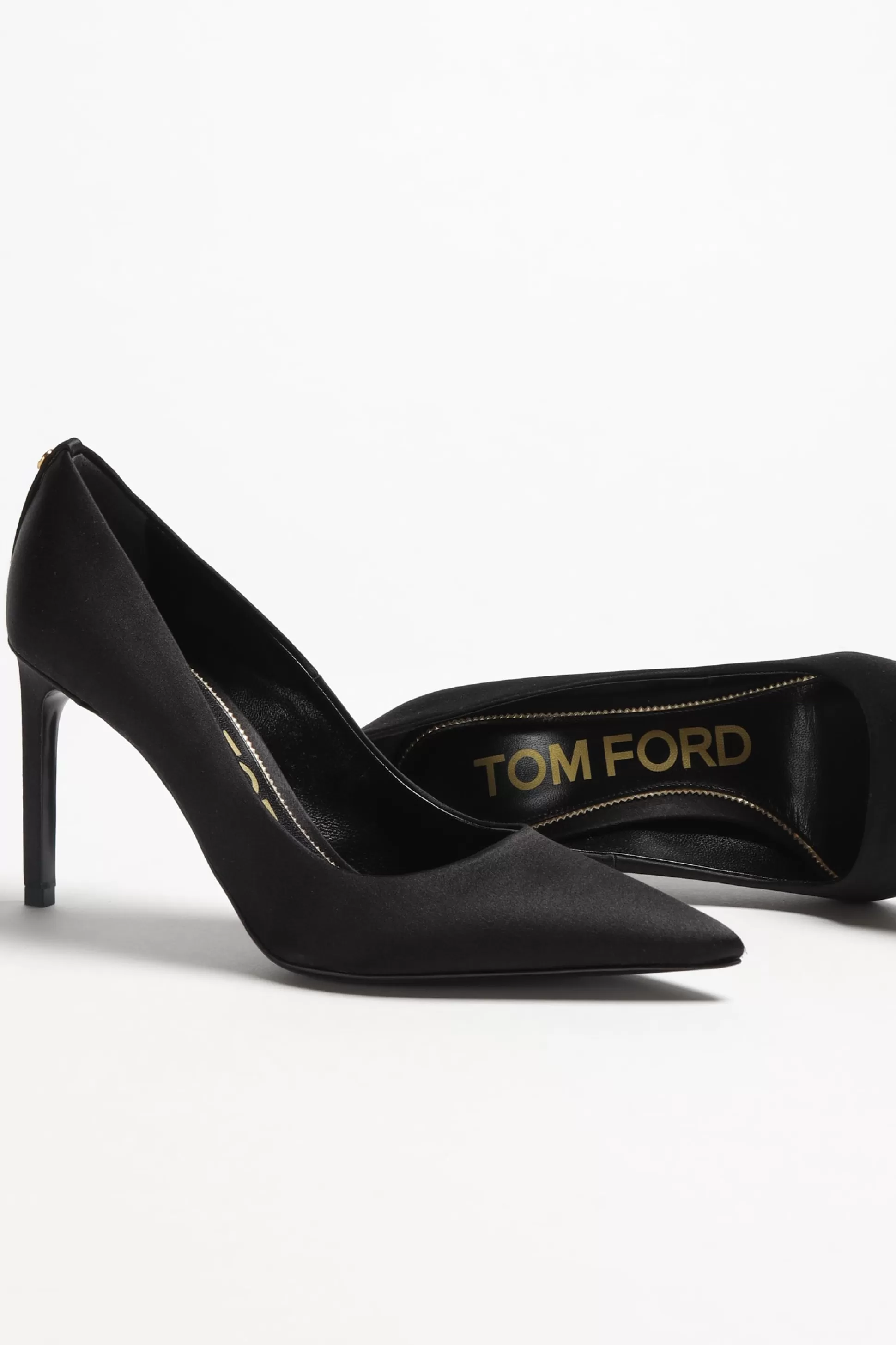 Tom Ford Talons^Escarpins En Satin Noir