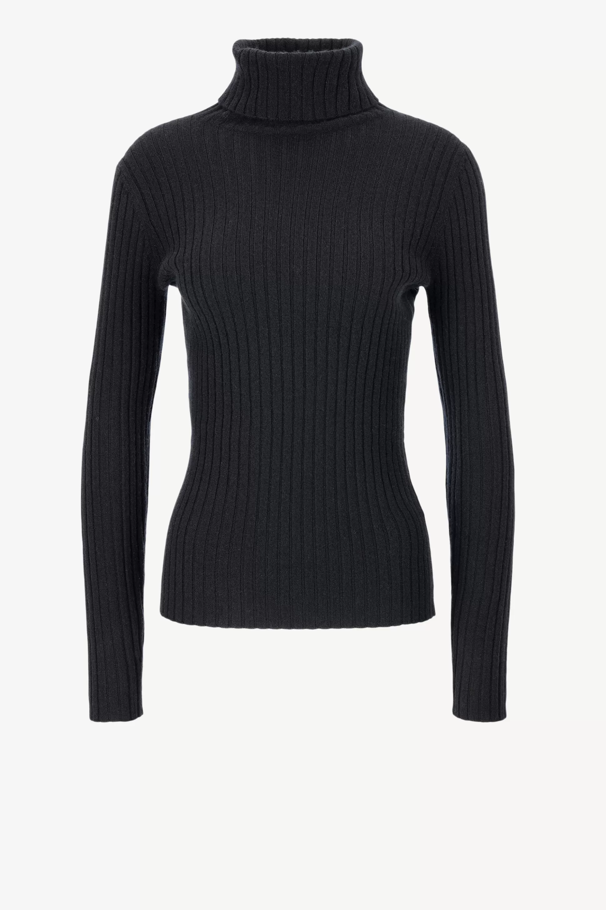 Allude Pull-Over^Fin Pull A Col Roule Noir