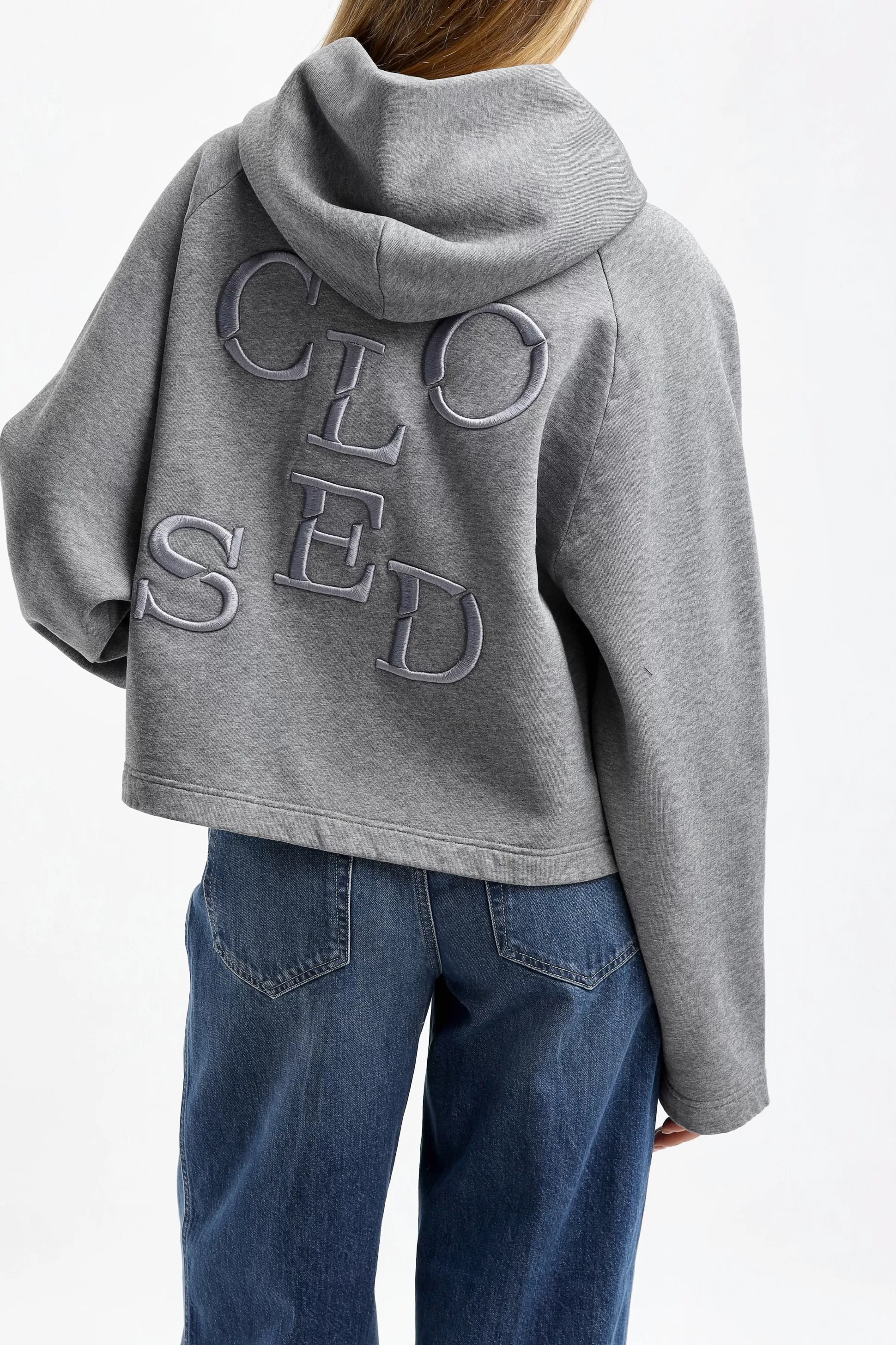 Closed Pull-Over^Hoodie En Grey Heather