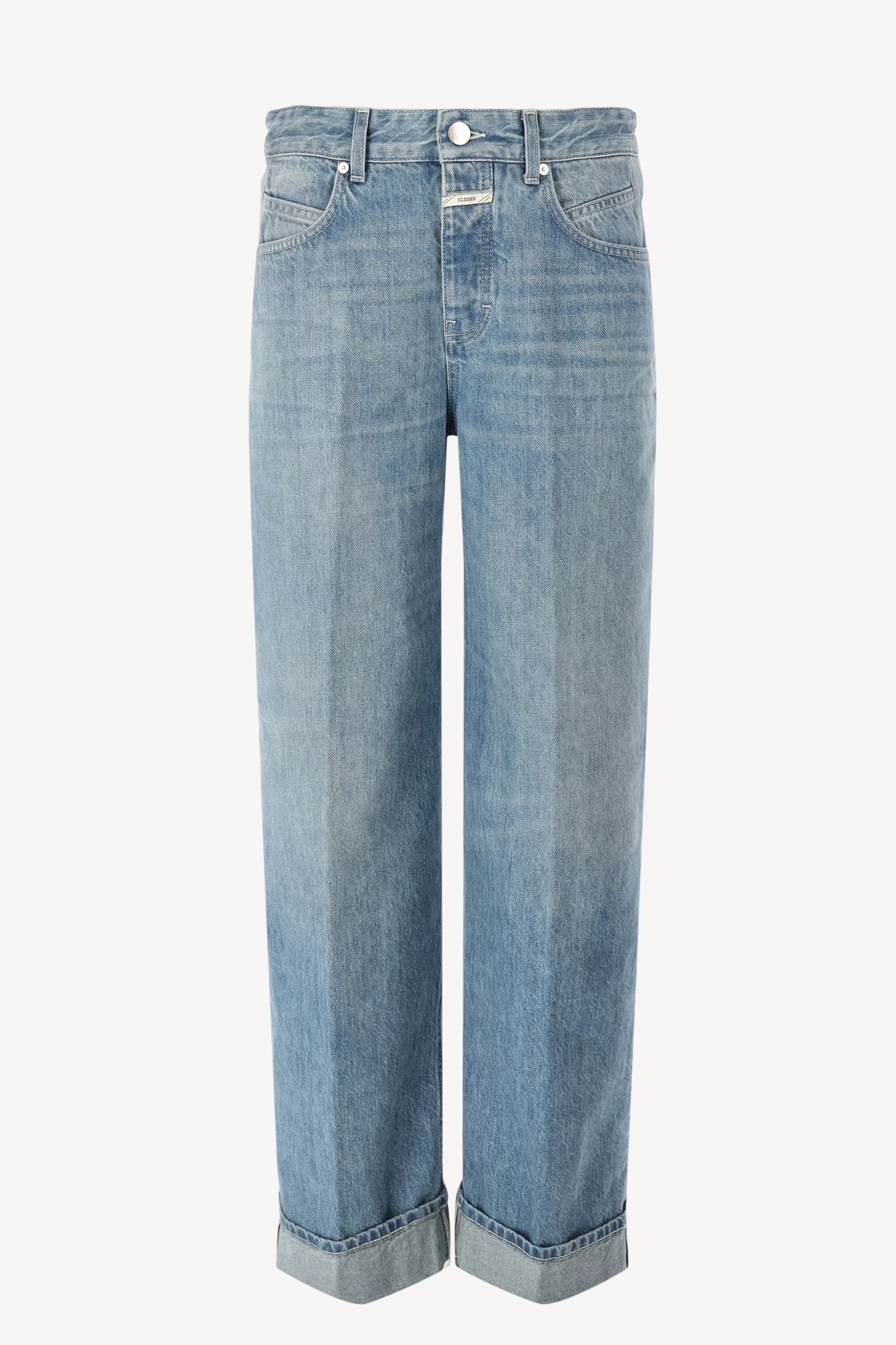 Closed Jeans^Jeans Nikka Cropped En Bleu Moyen