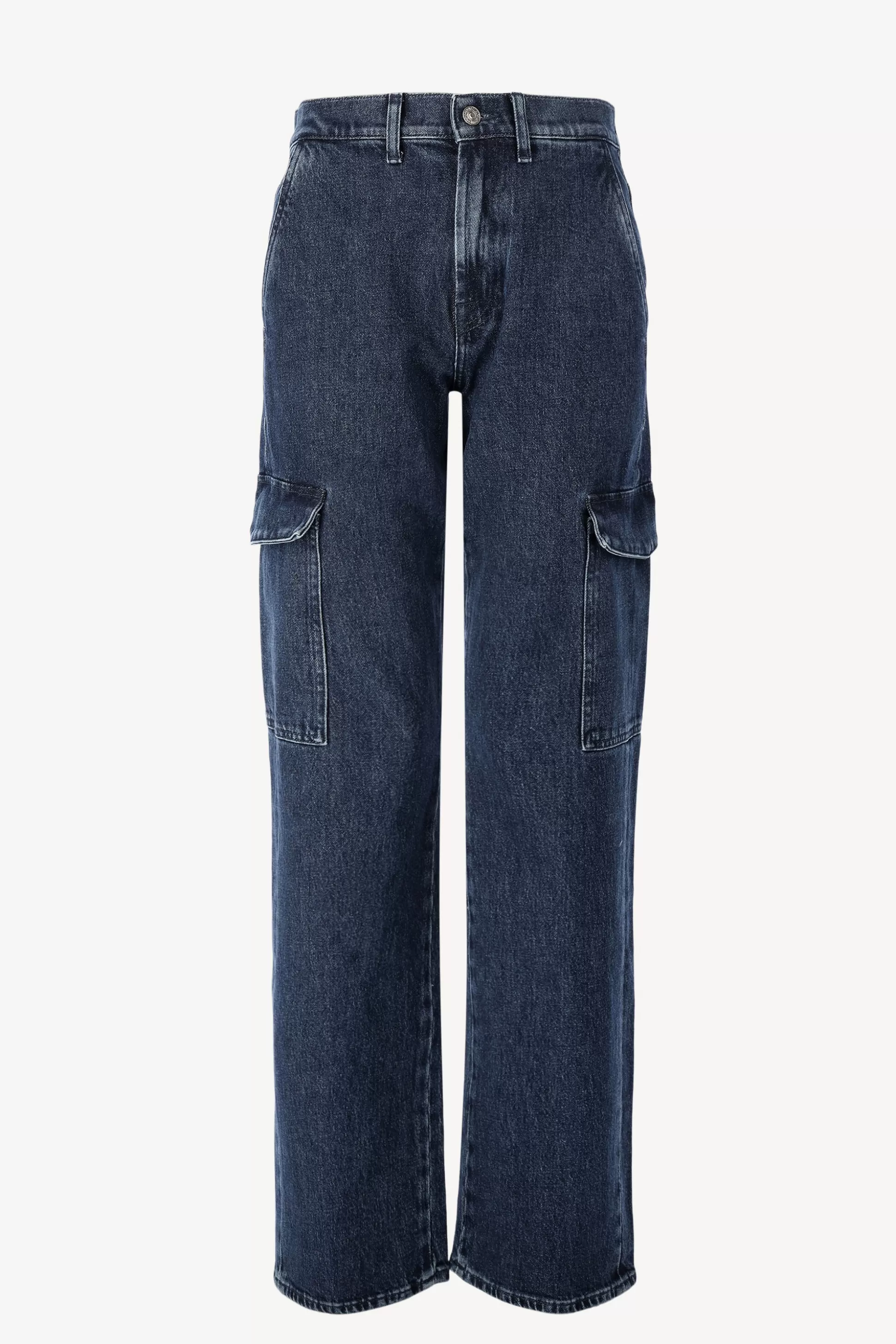 7 For All Mankind Jeans^Jeans Tess Cargo En Bleu Fonce