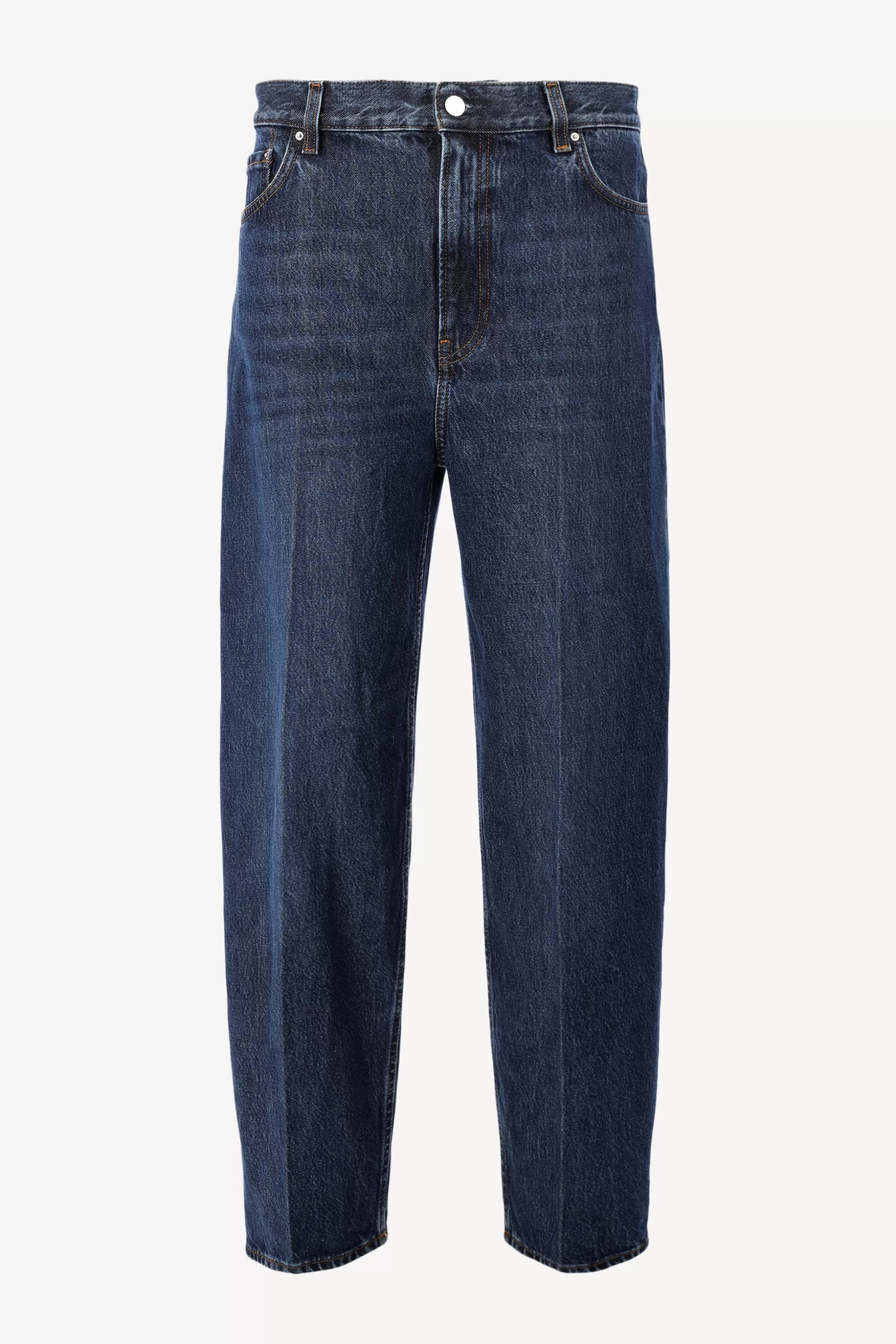 Toteme Jeans^Jeans Wide Tapered En Bleu Fonce