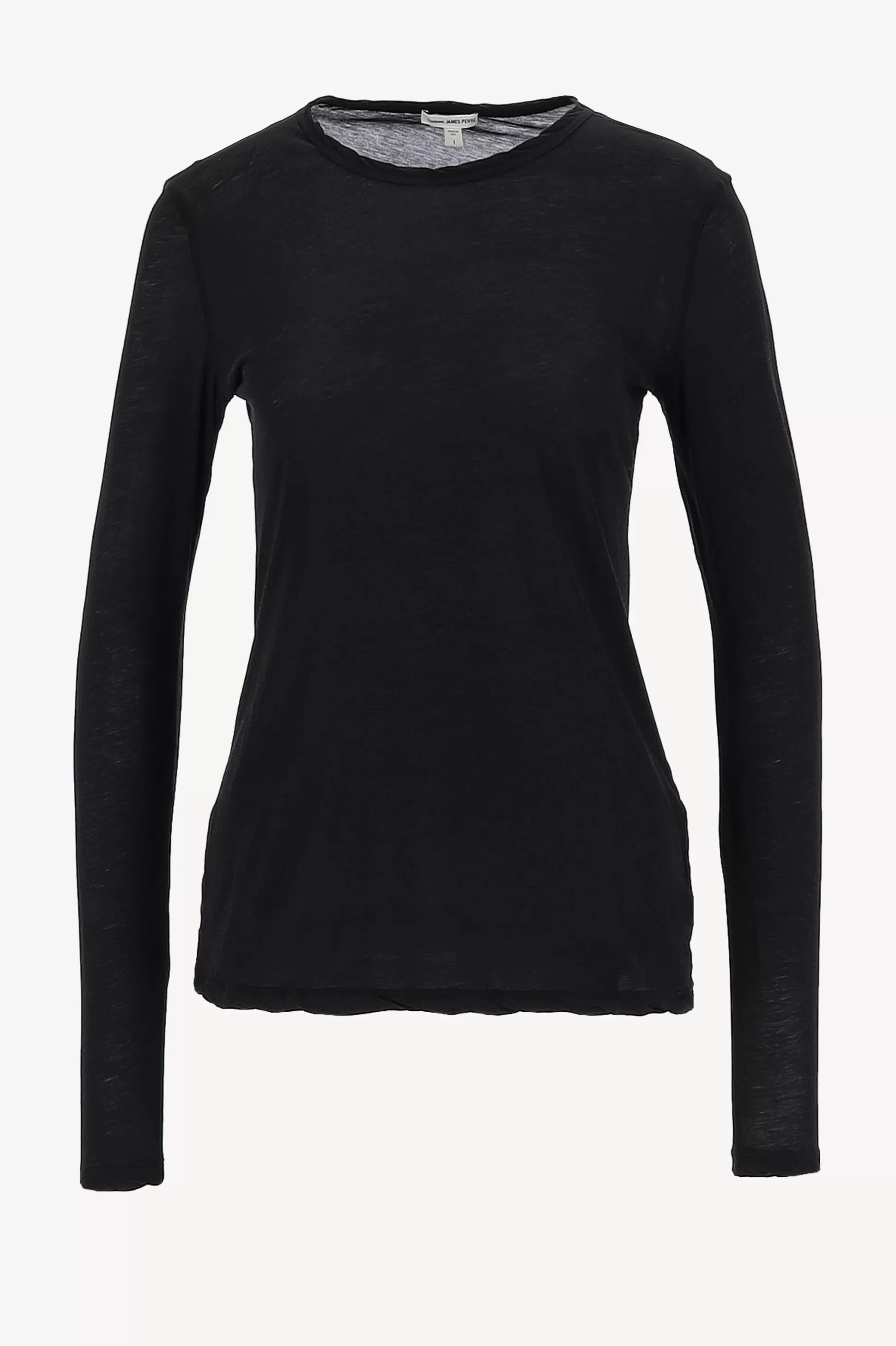 James Perse T-Shirts & Manches Longues^Manches Longues En Jersey Stretch Noir