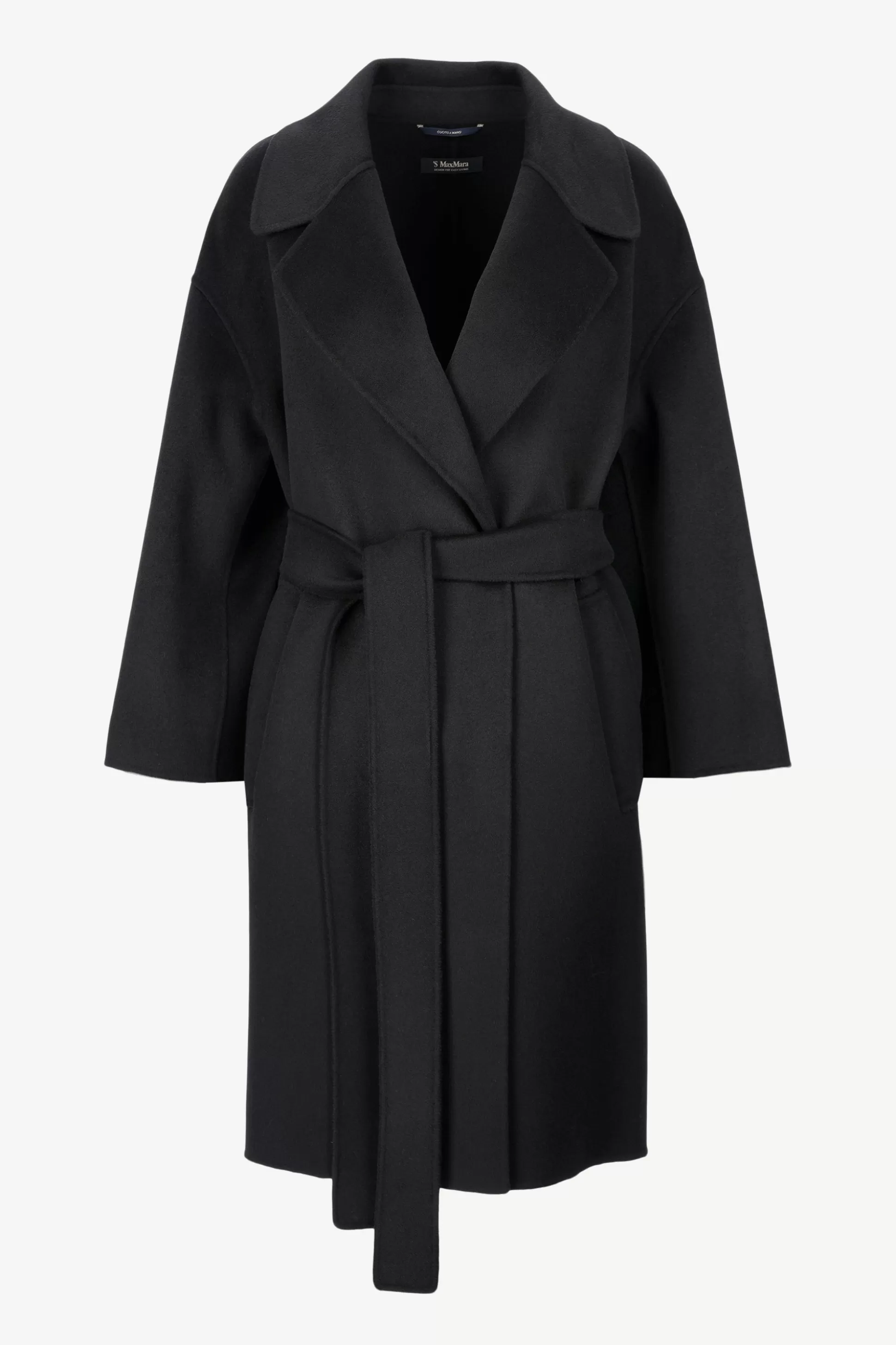 S Max Mara Manteaux^Manteau Africa En Noir