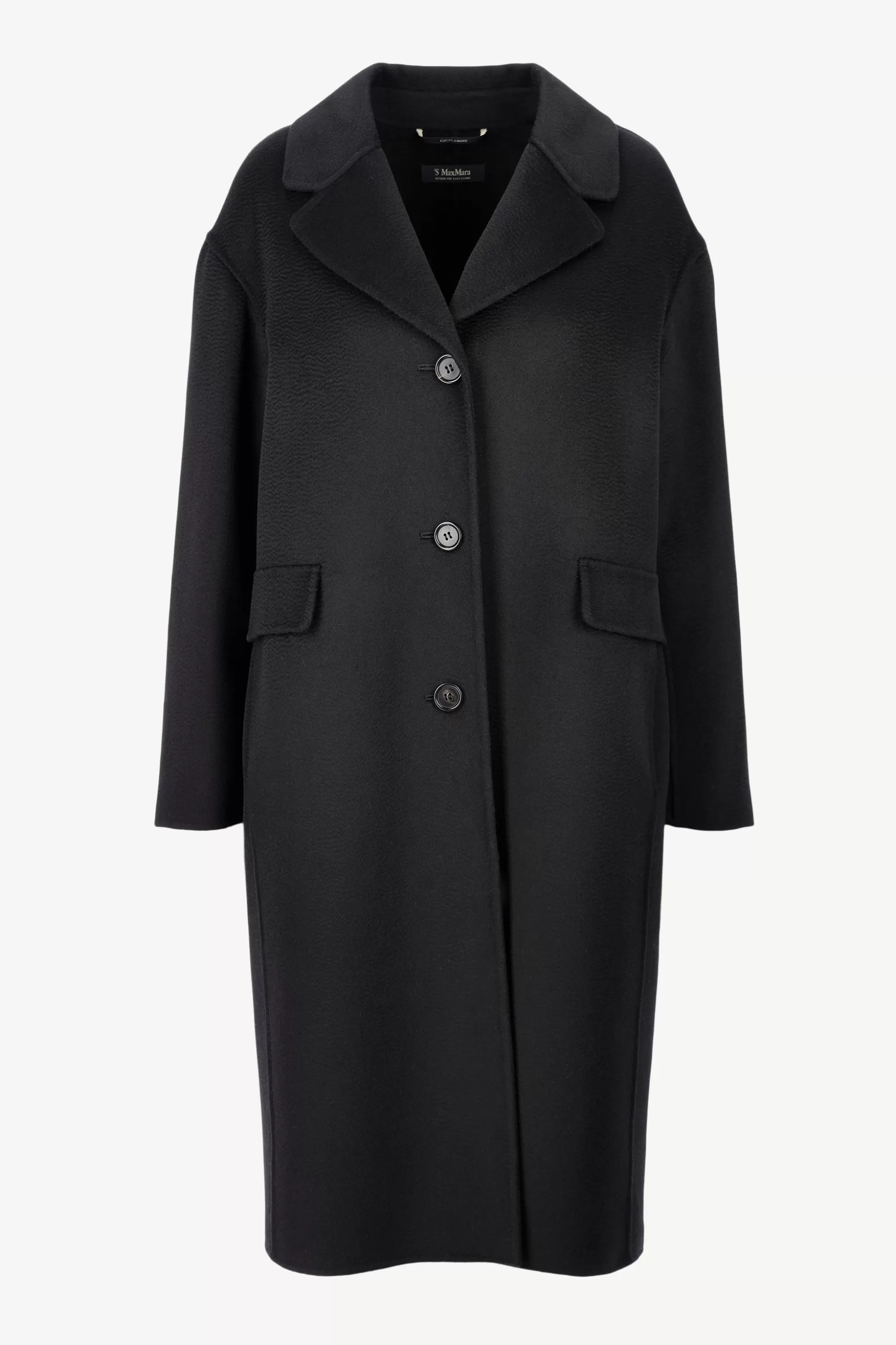 S Max Mara Manteaux^Manteau James En Noir