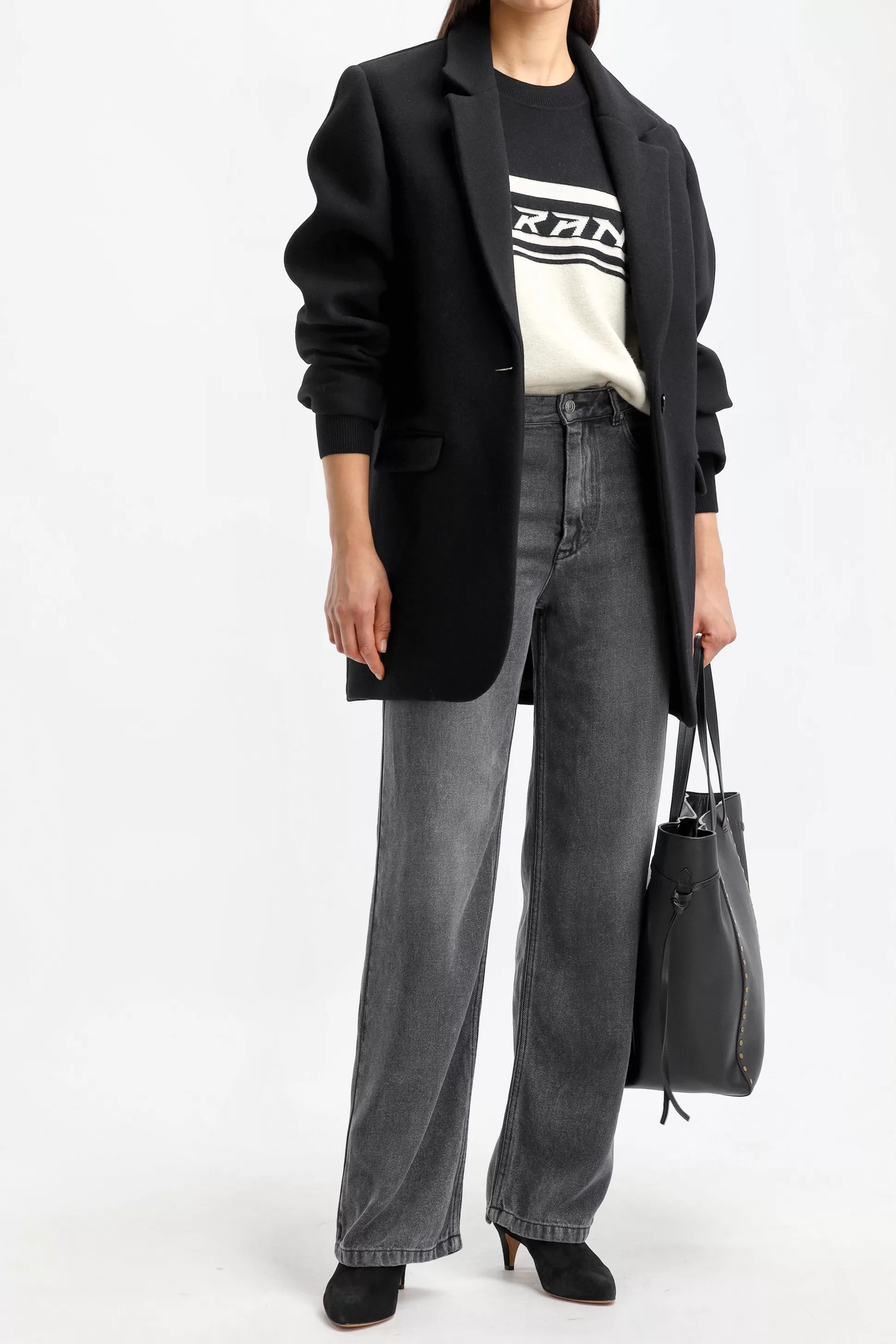 Isabel Marant Manteaux^Manteau Jilinka En Noir