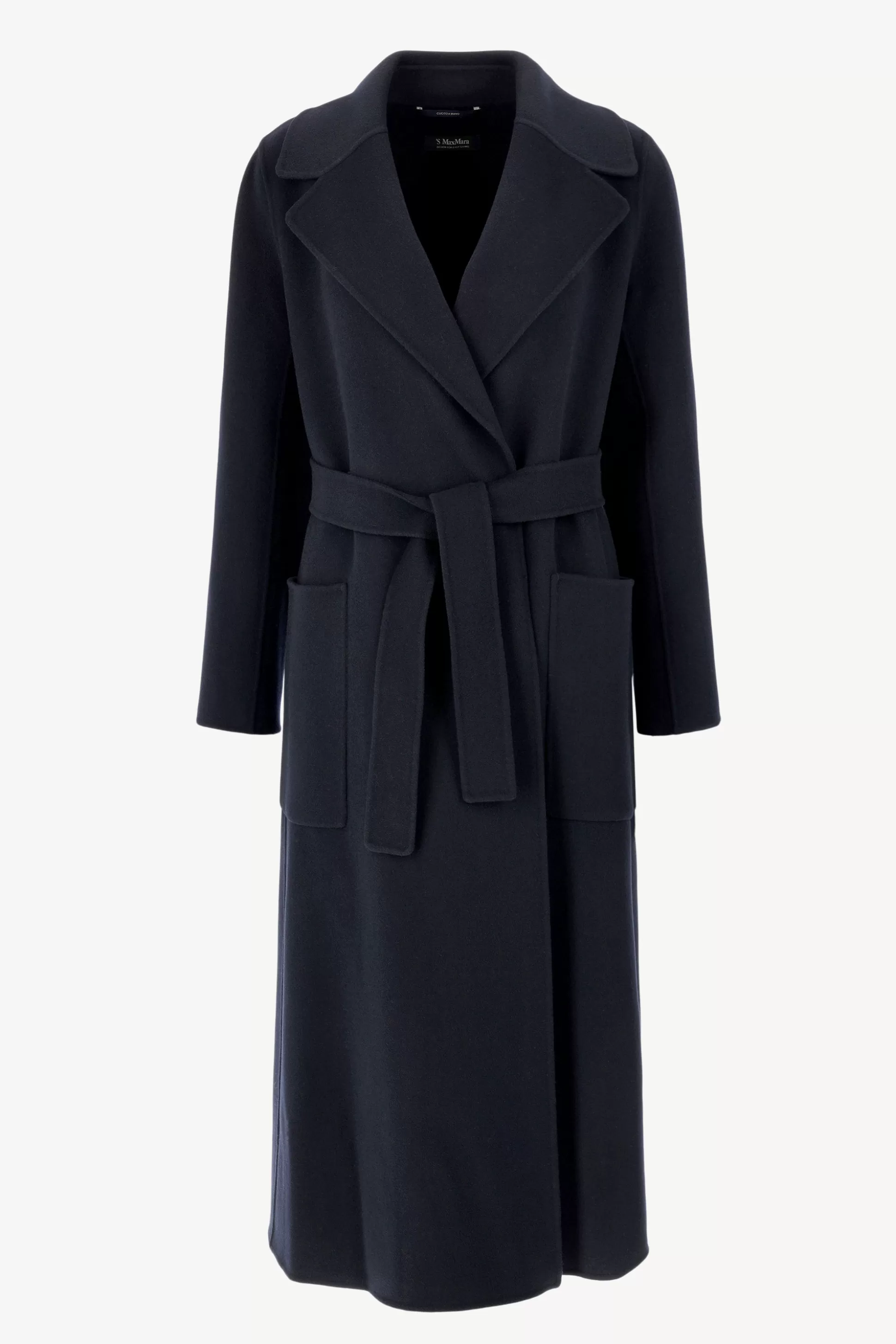 S Max Mara Manteaux^Manteau Paolore En Bleu Nuit