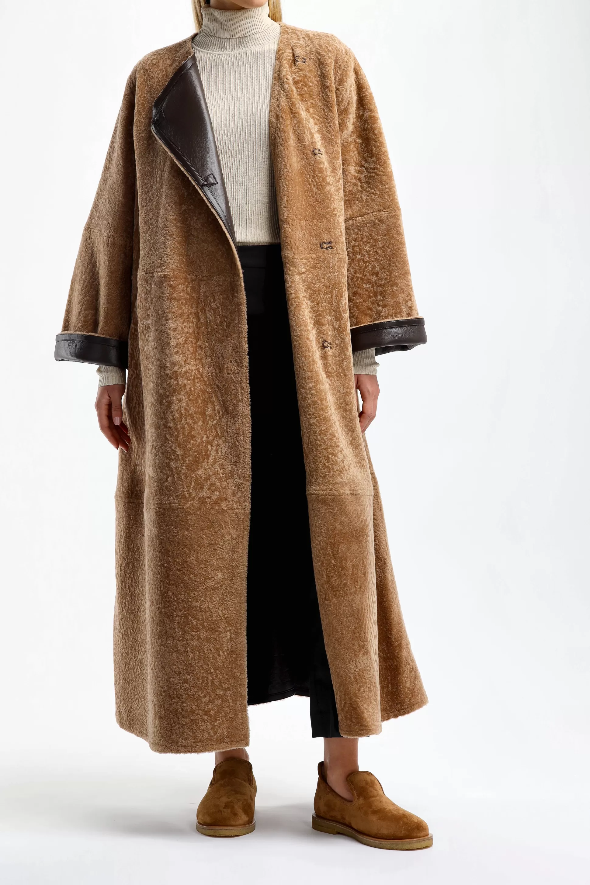 by Malene Birger Manteaux^Manteau Sandras En Brun Tabac