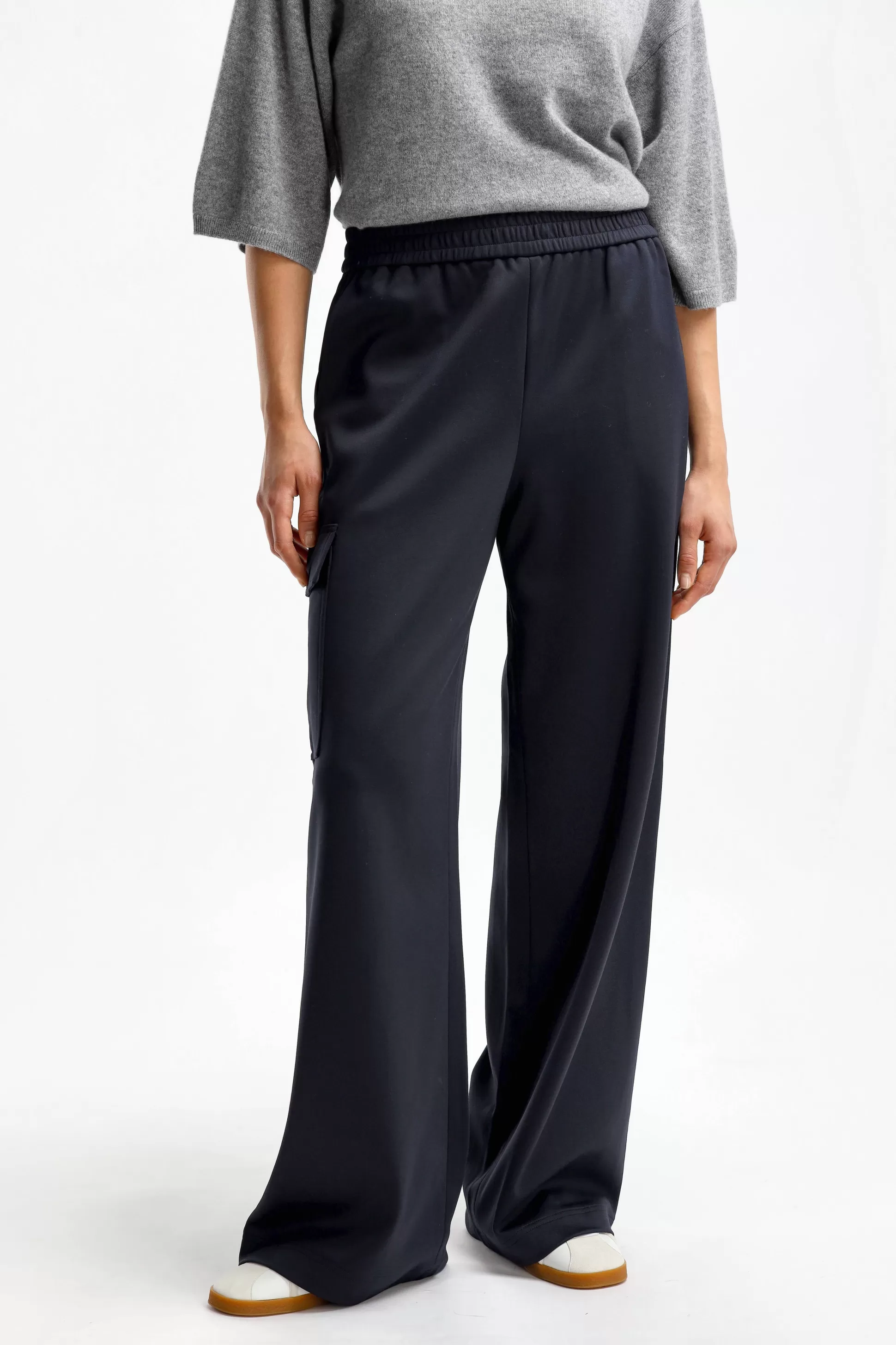 Tibi Pantalons & Jumpsuits^Pantalon Active Knit En Marine