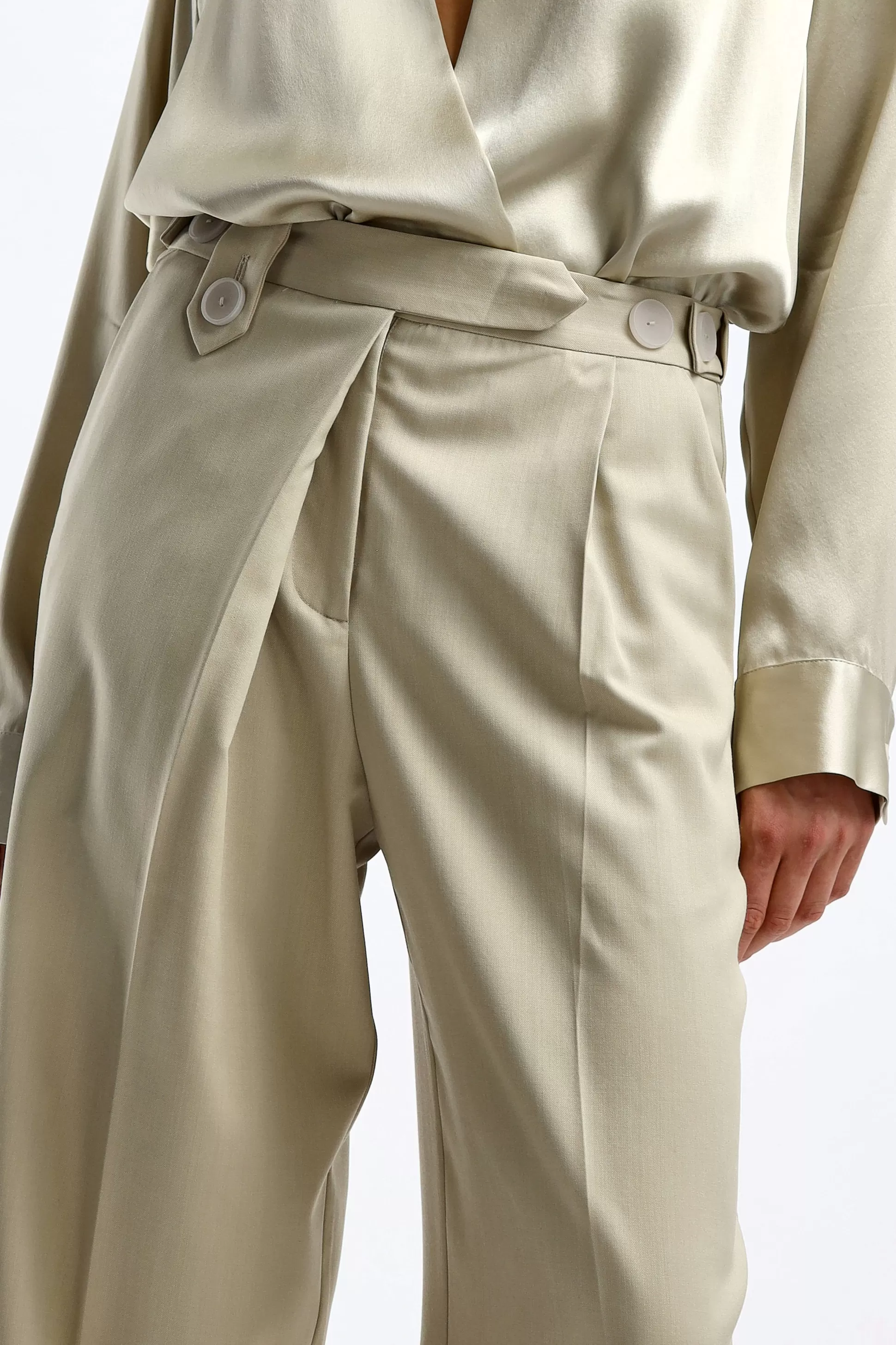 Christopher Esber Pantalons & Jumpsuits^Pantalon Bermuda En Putty