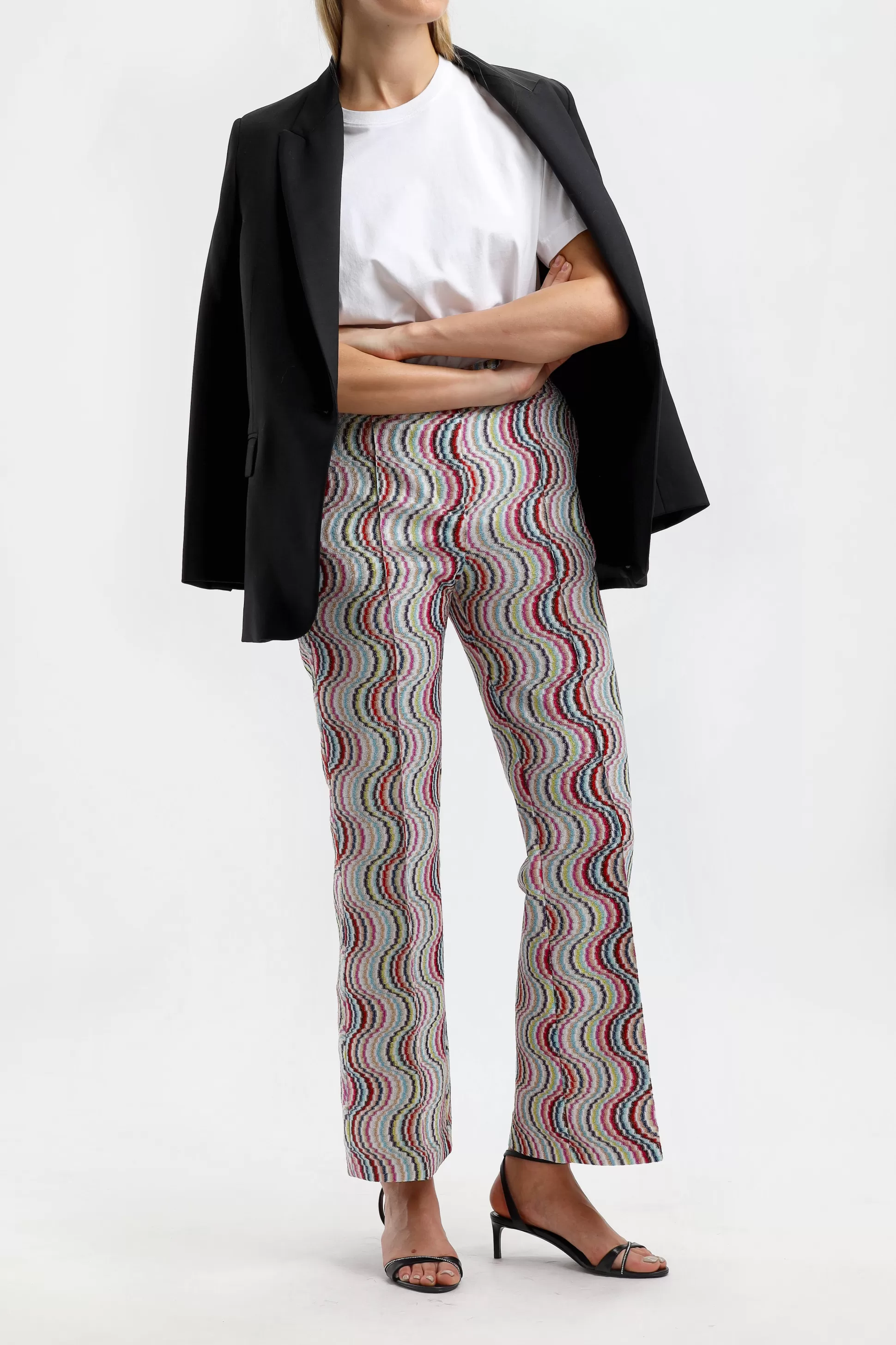 Missoni Pantalons & Jumpsuits^Pantalon Bootcut Bleu/Rose