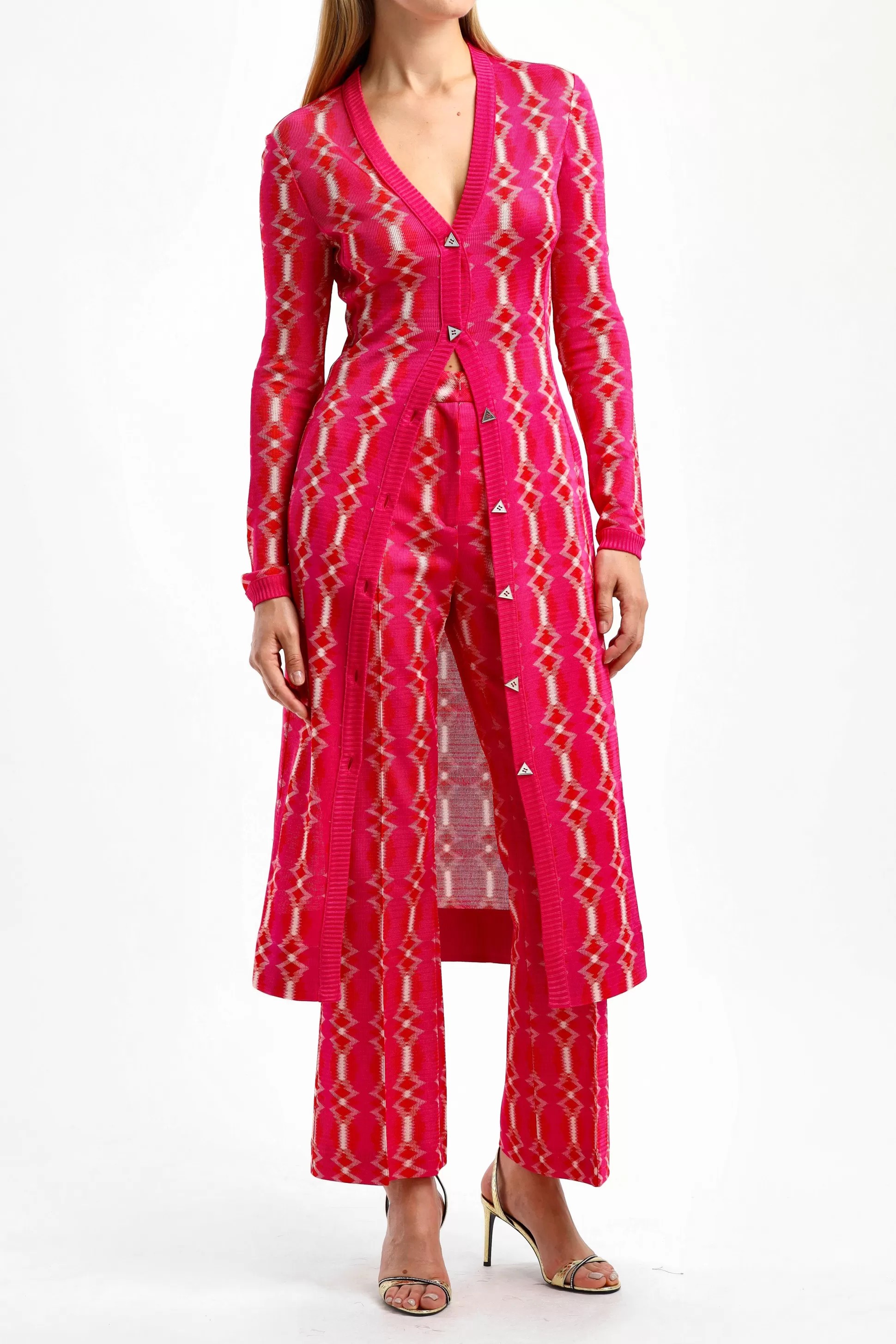 Missoni Pantalons & Jumpsuits^Pantalon Bootcut Magenta/Rouge