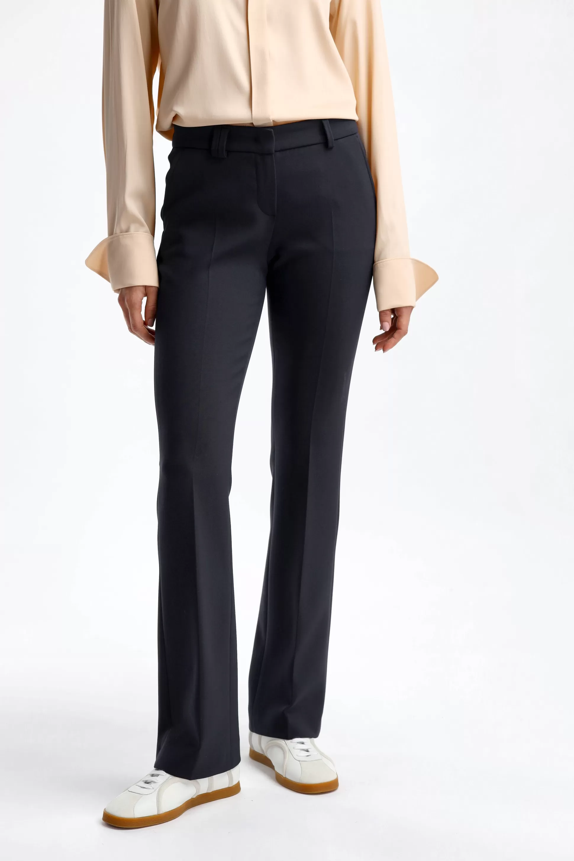 Seductive Pantalons & Jumpsuits^Pantalon Caro Doppio En Marine