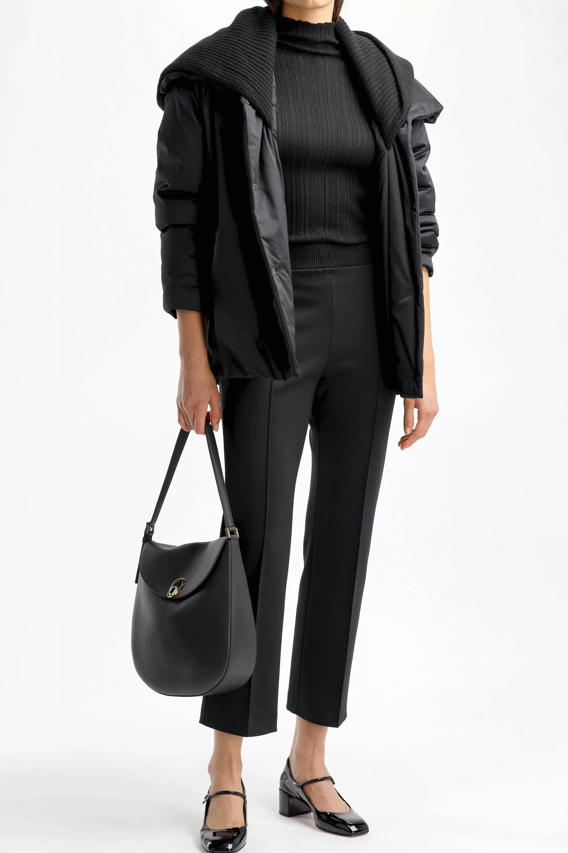 Agnona Pantalons & Jumpsuits^Pantalon Comfort Jersey Noir