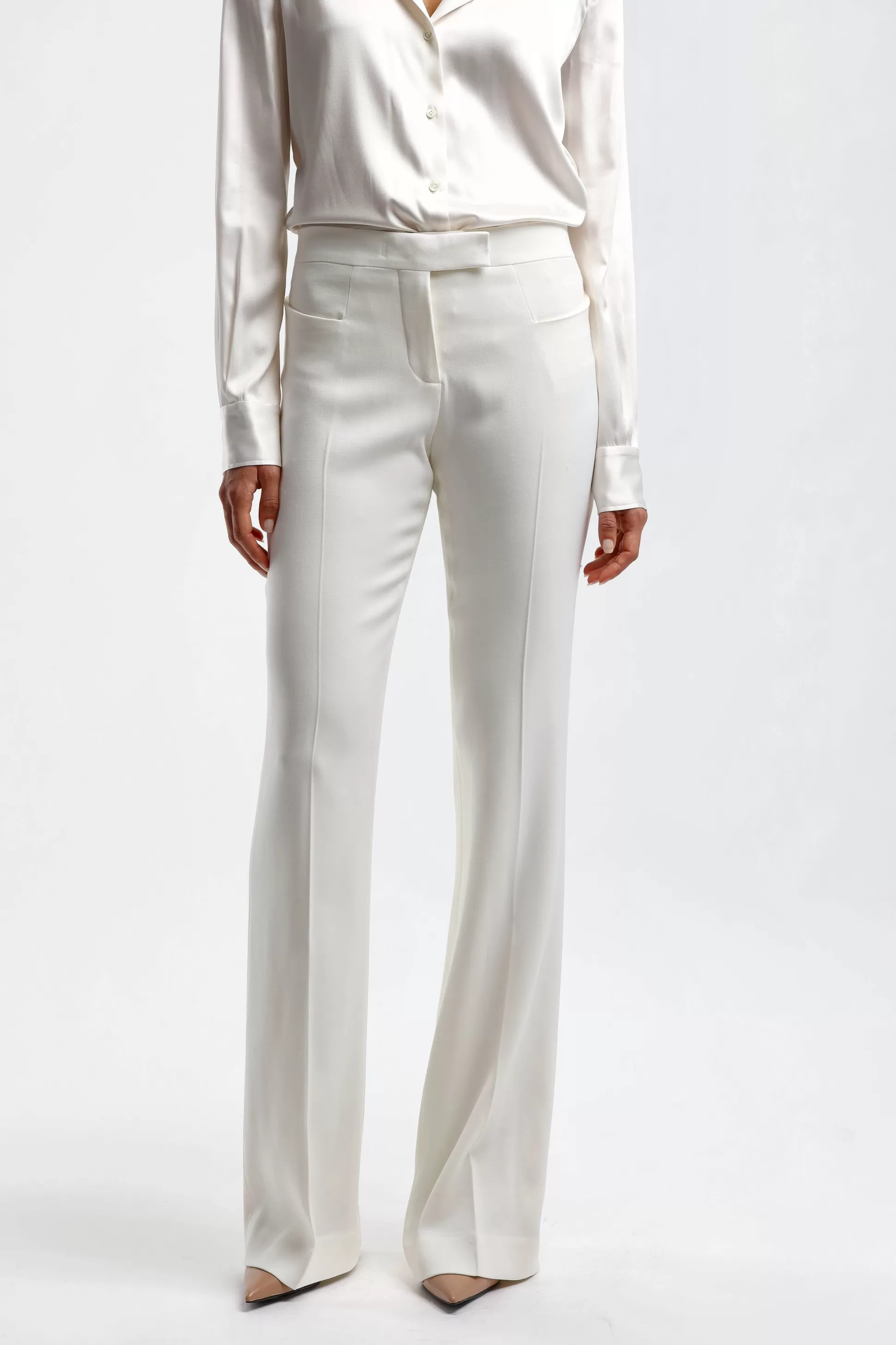 Tom Ford Pantalons & Jumpsuits^Pantalon De Costume Bootcut En Chalk