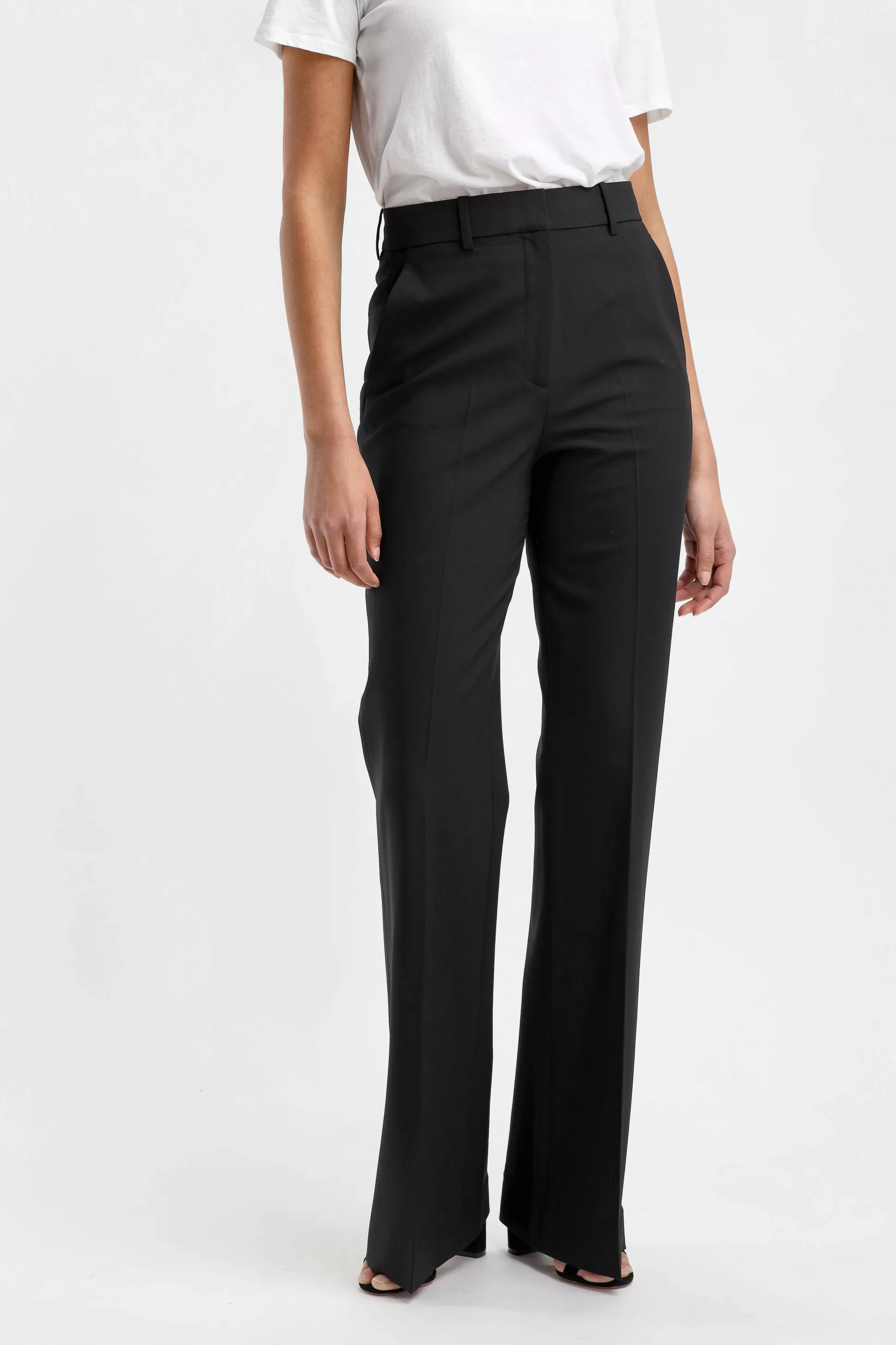 Theory Pantalons & Jumpsuits^Pantalon Demitria En Noir