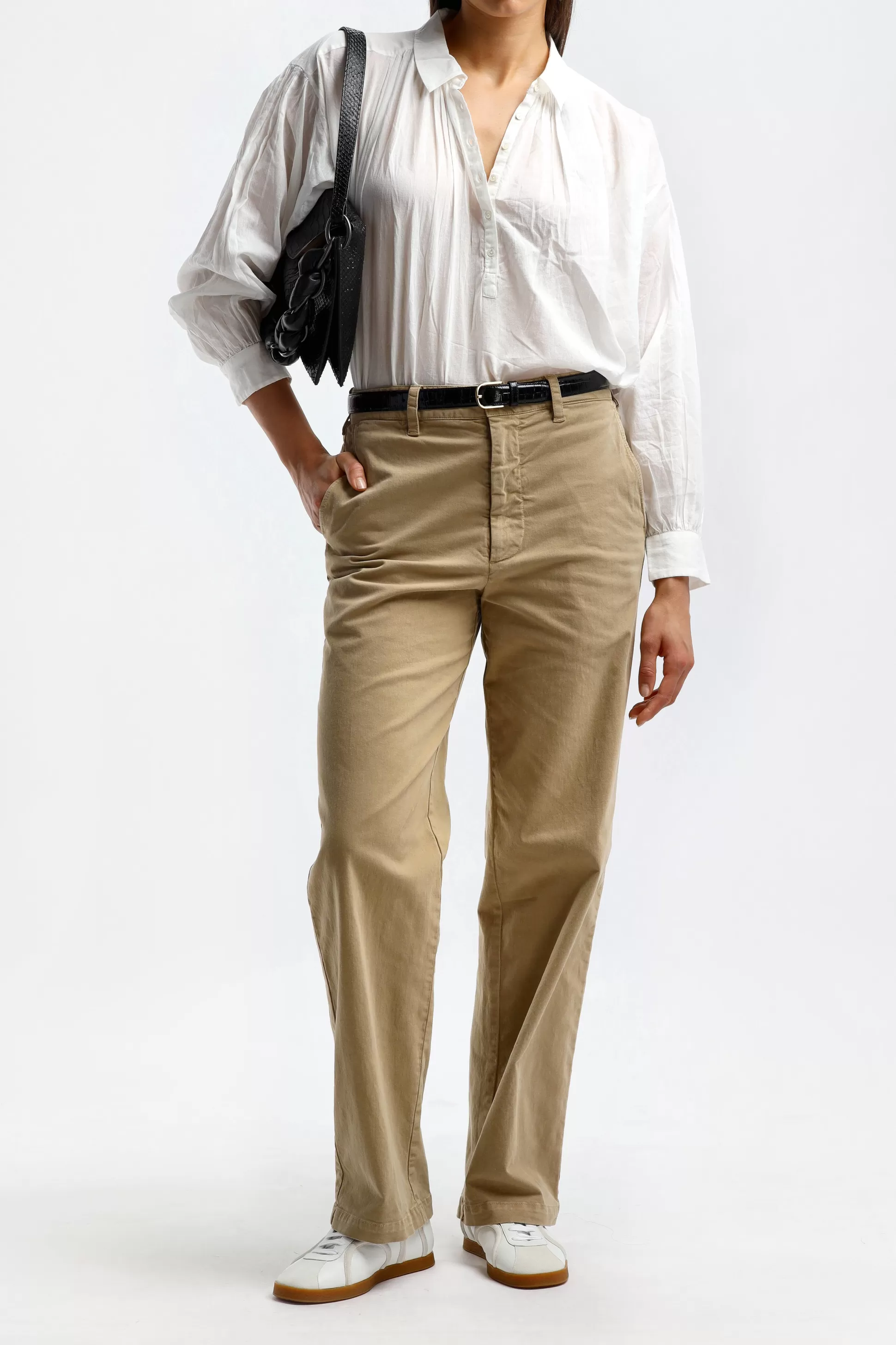 Nili Lotan Pantalons & Jumpsuits^Pantalon Eliot Boy In Latte