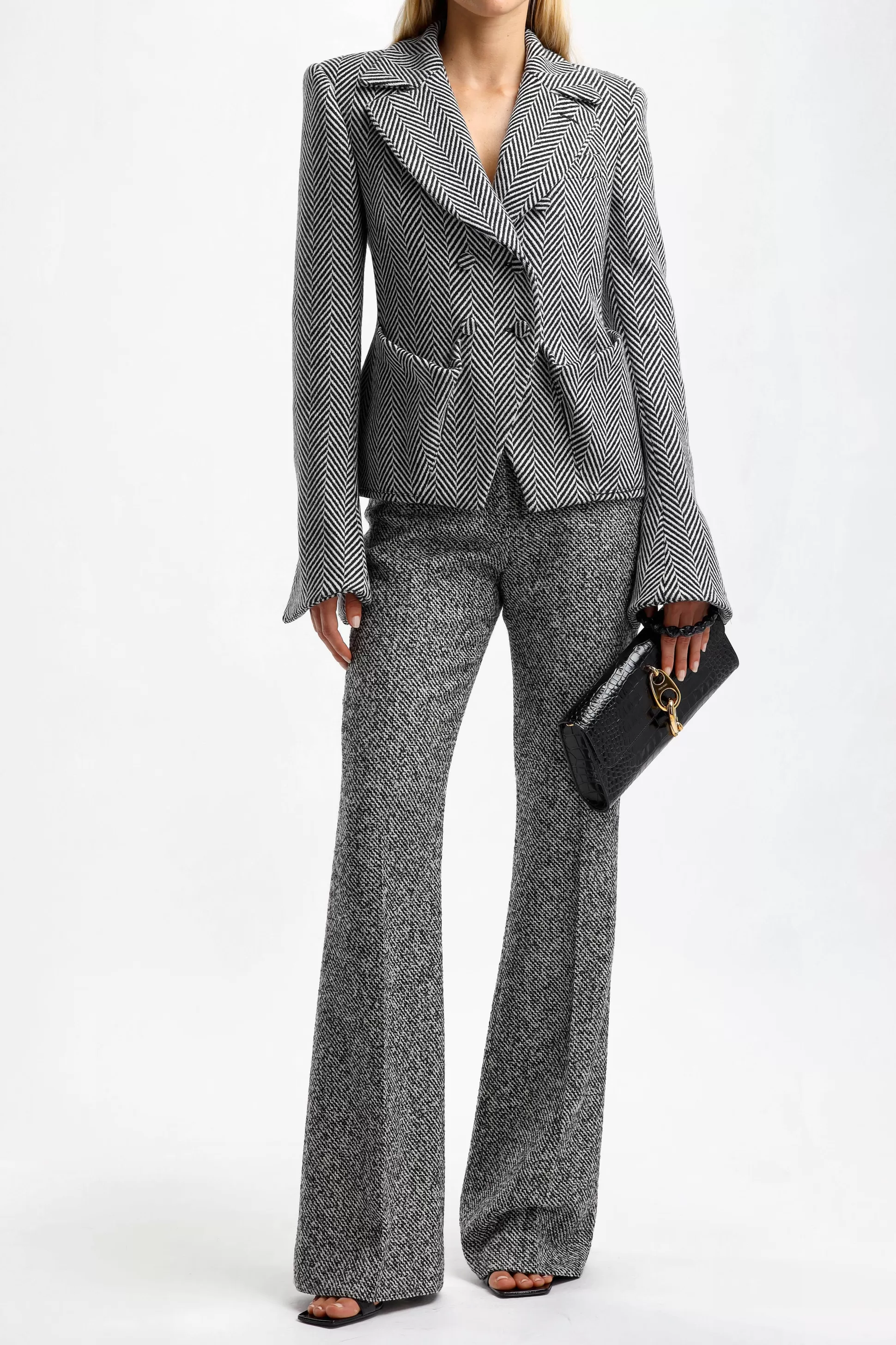 Tom Ford Pantalons & Jumpsuits^Pantalon En Chalk/Noir