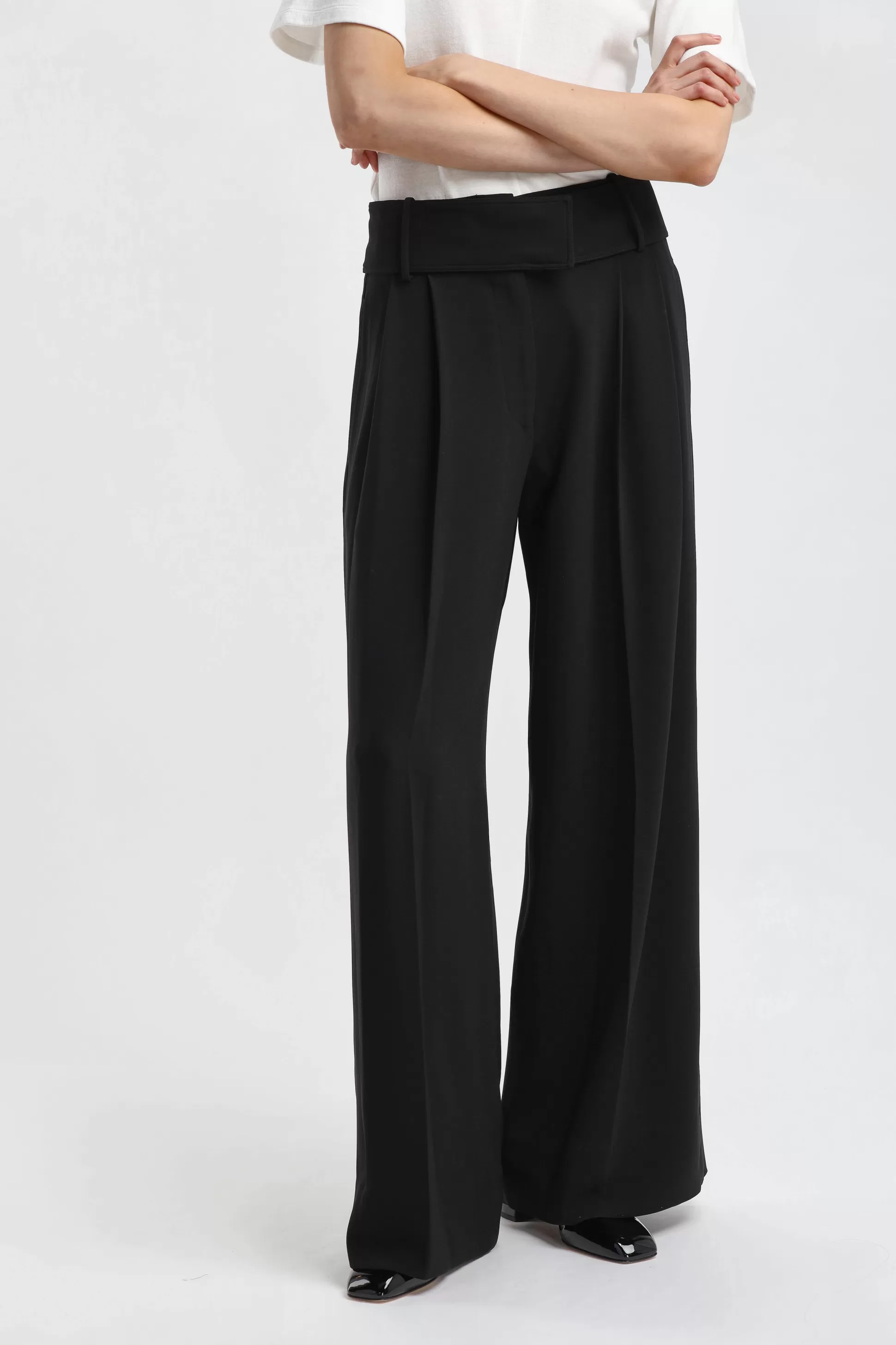 Proenza Schouler Pantalons & Jumpsuits^Pantalon En Crepe Noir