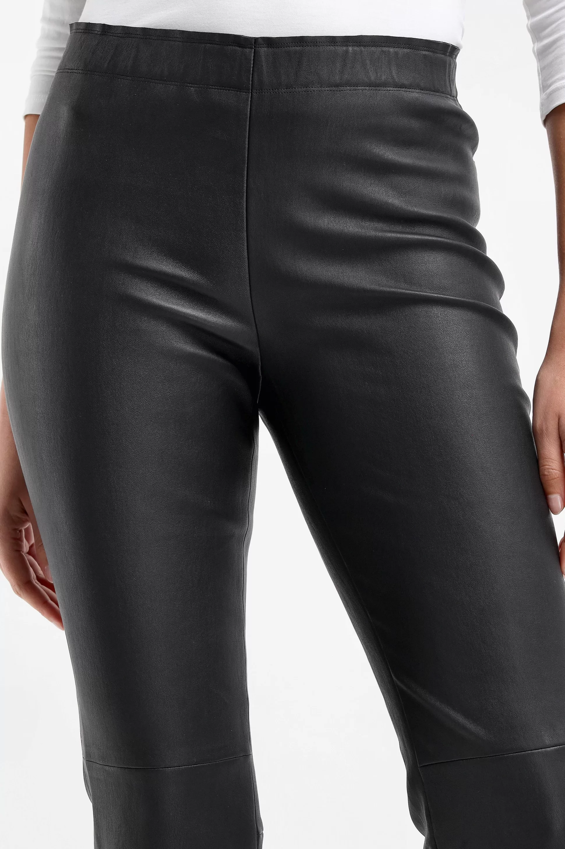 Stouls Pantalon En Cuir^Pantalon En Cuir Lisse Jp Twenty En Noir