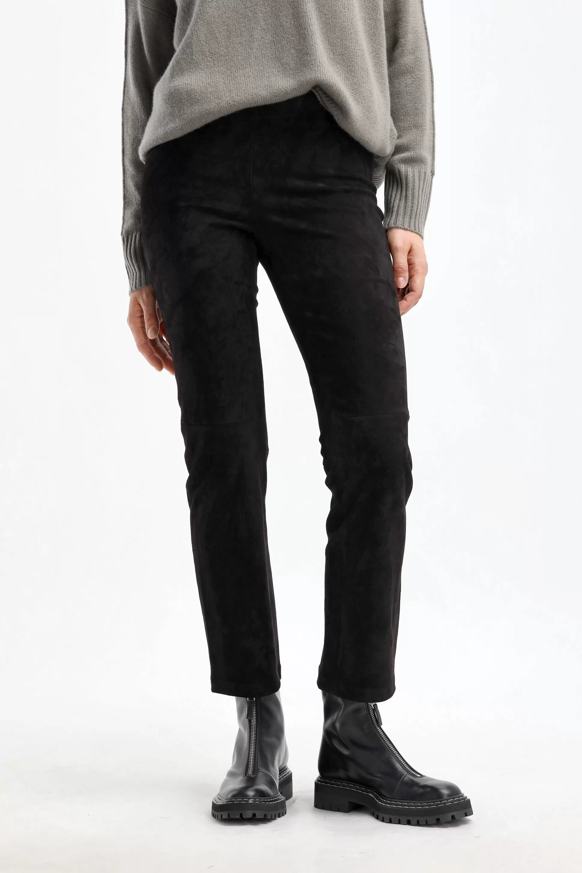 Stouls Pantalon En Cuir^Pantalon En Cuir Velours Jp Twenty En Noir