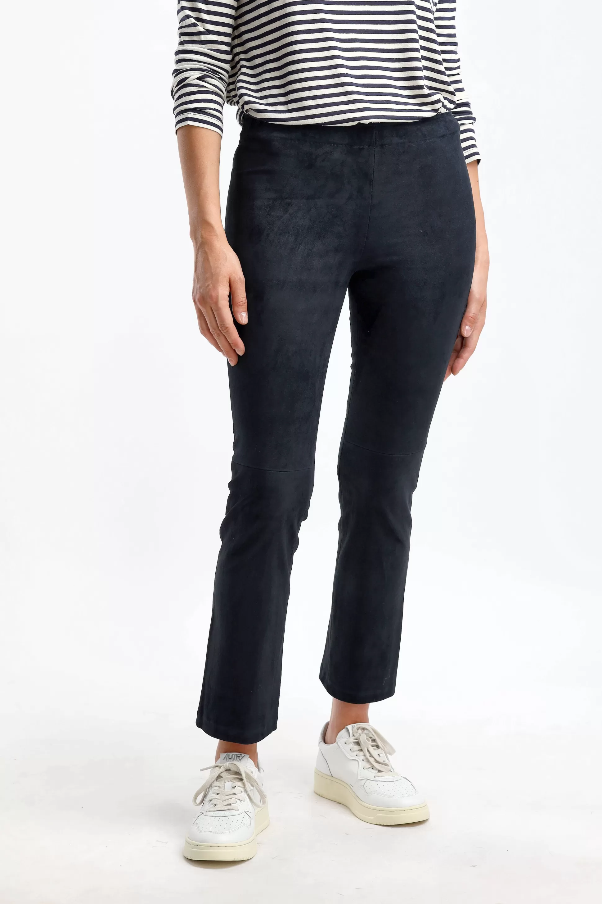 Stouls Pantalon En Cuir^Pantalon En Cuir Velours Jp Twenty In Notte