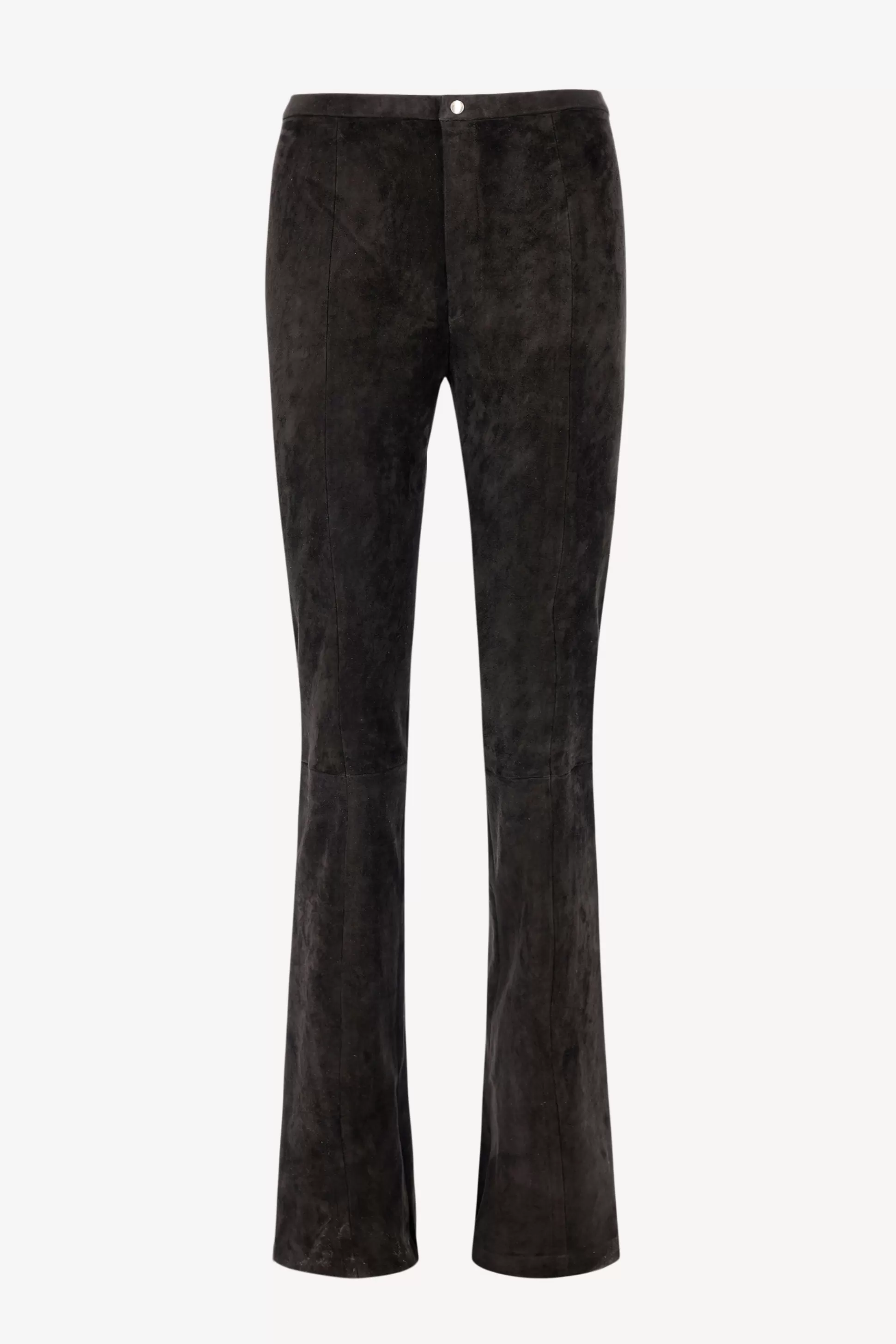 Stouls Pantalon En Cuir^Pantalon En Cuir Velours Kam En Noir