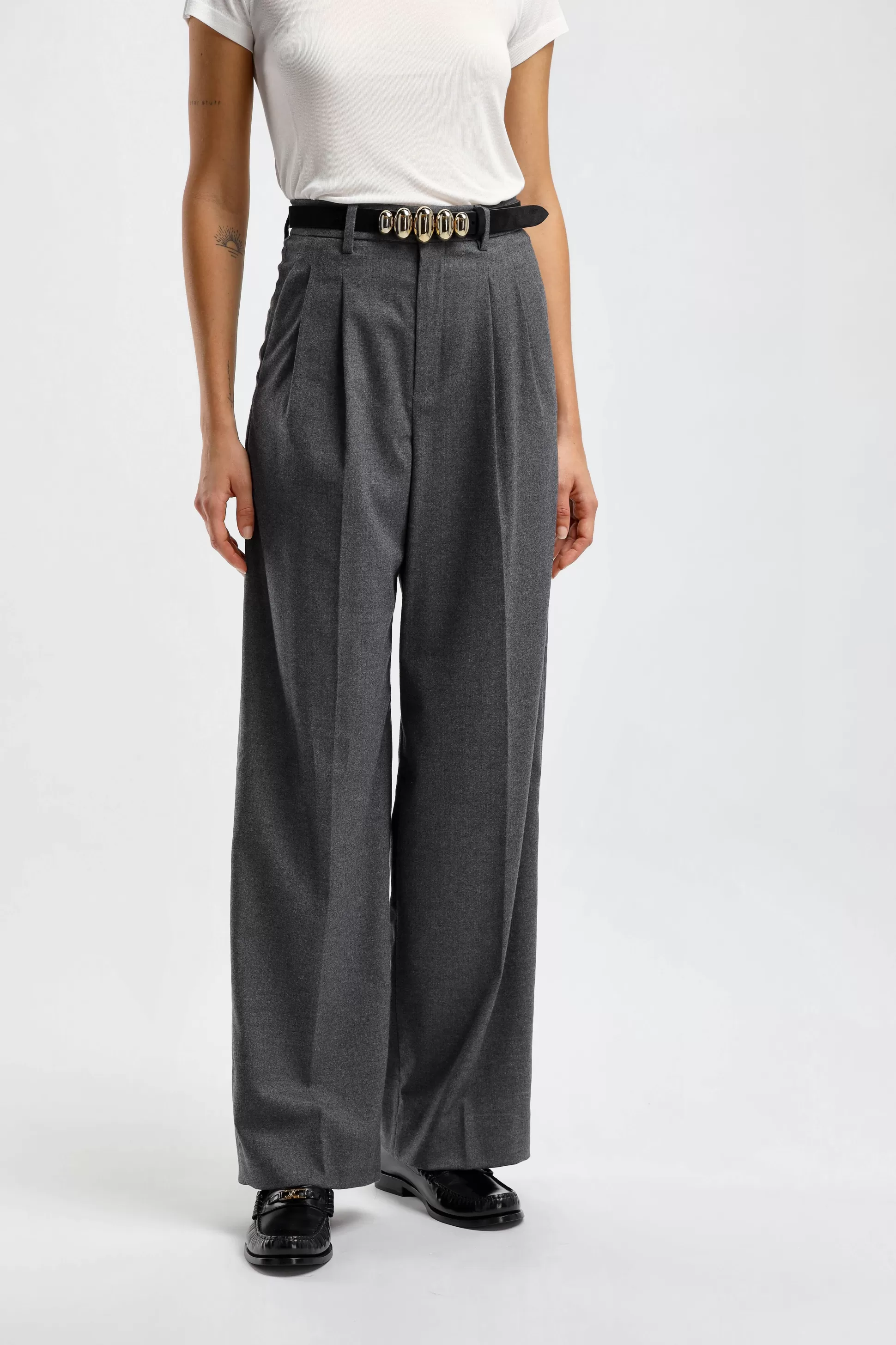 Rossi Pantalons & Jumpsuits^Pantalon En Flanelle Noa En Castlerock