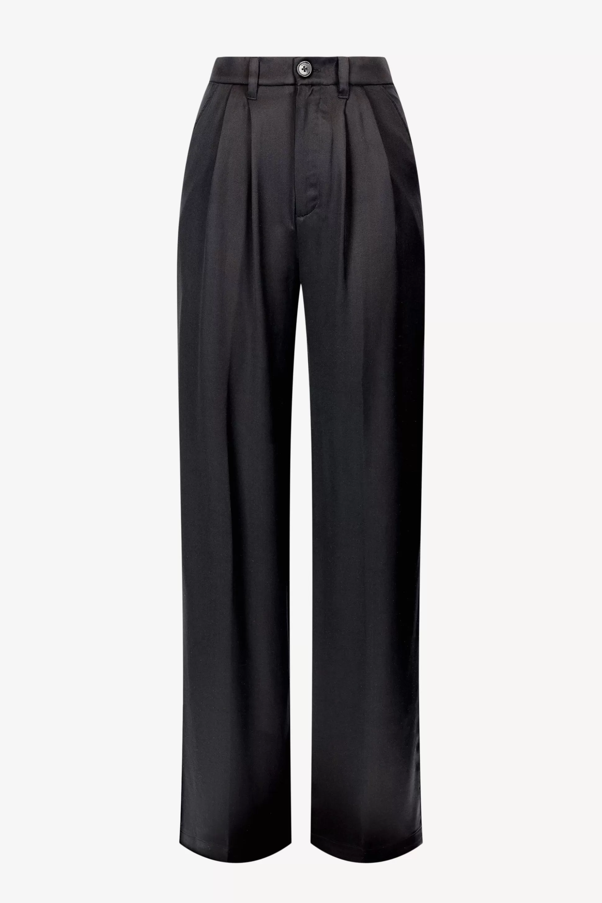 Anine Bing Pantalons & Jumpsuits^Pantalon En Soie Carrie En Noir