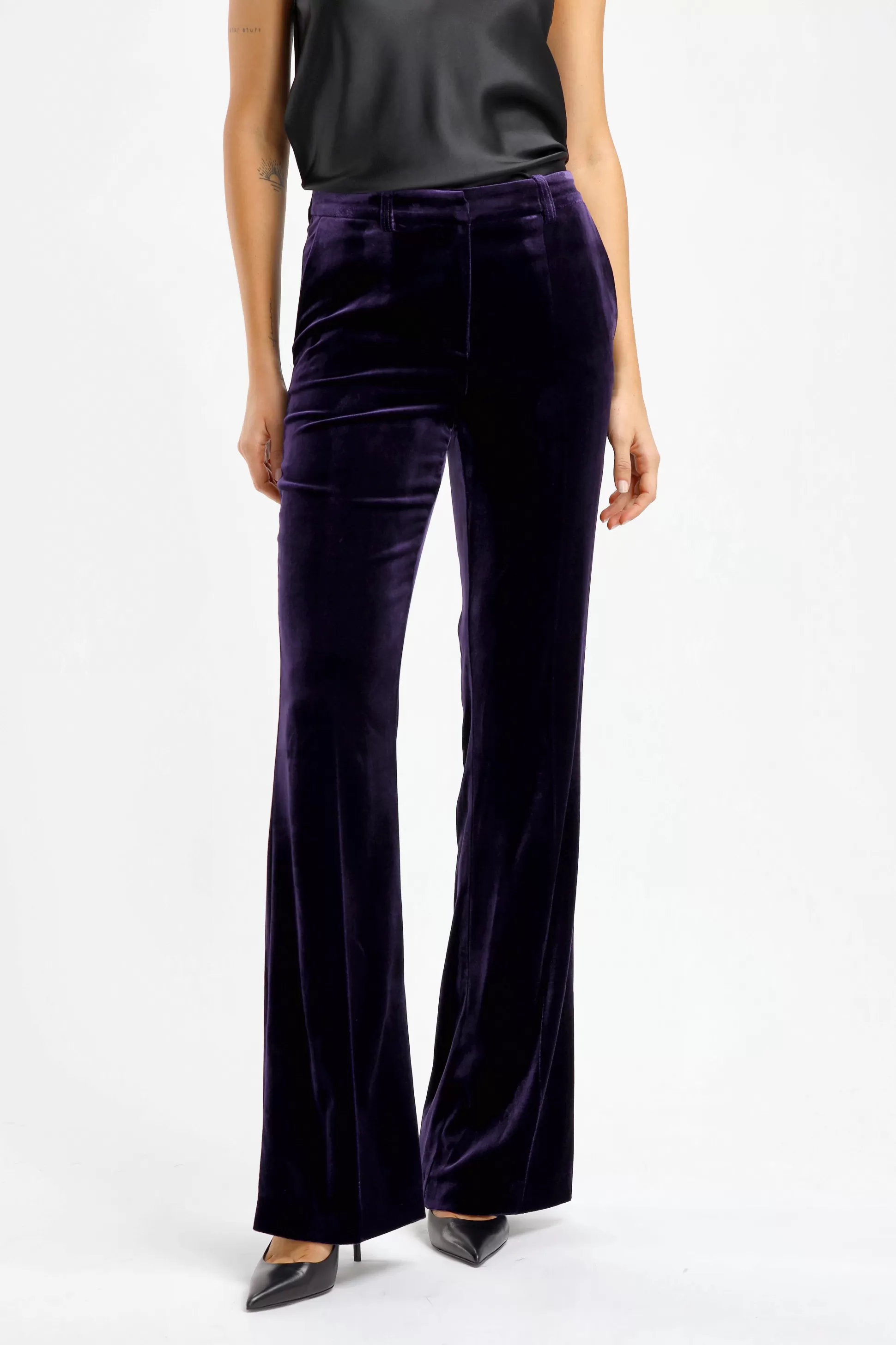 DMN Pantalons & Jumpsuits^Pantalon En Velours Paula En Violet