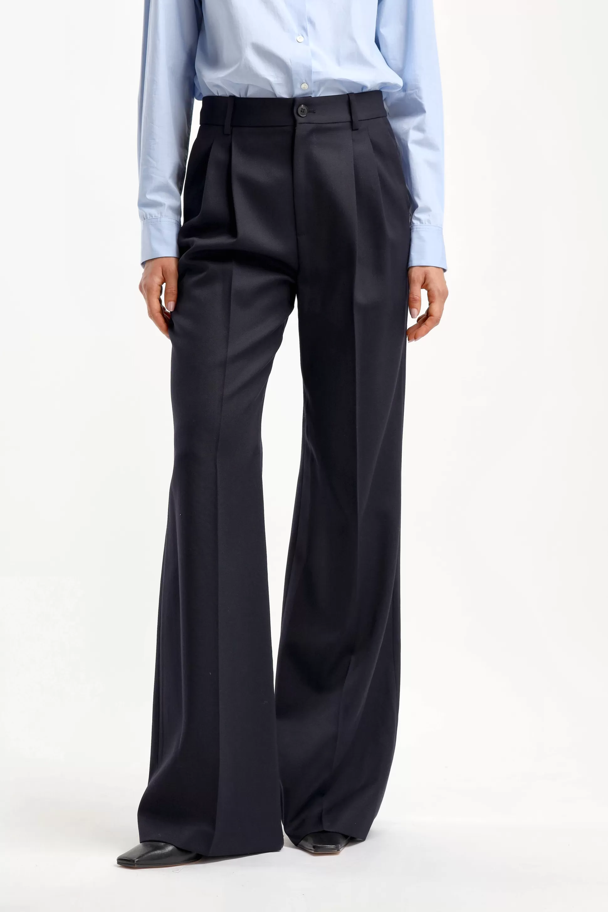 Nili Lotan Pantalons & Jumpsuits^Pantalon Flavie En Marine Fonce