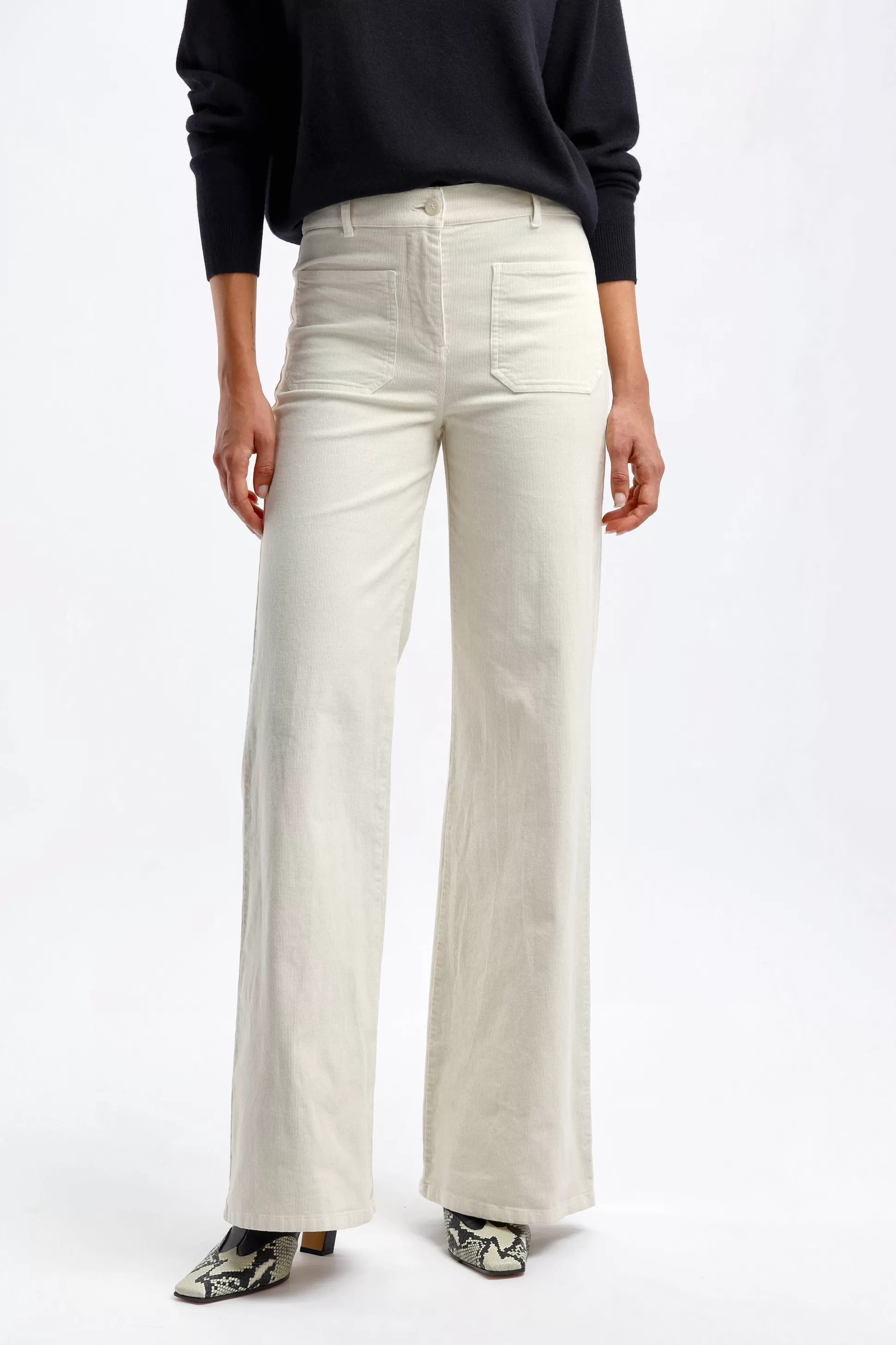 Nili Lotan Pantalons & Jumpsuits^Pantalon Florence En Blanc Hiver