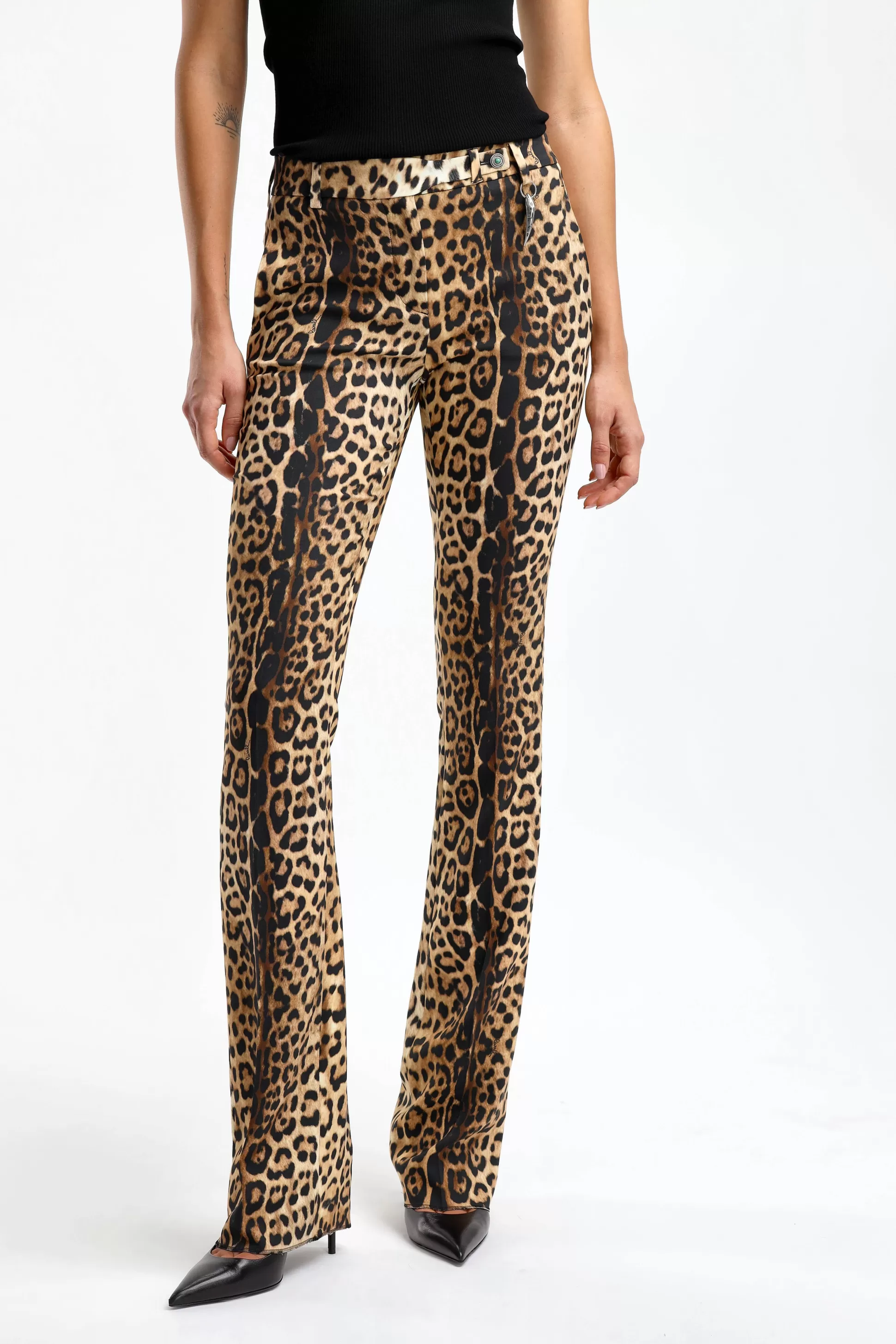 Roberto Cavalli Pantalons & Jumpsuits^Pantalon Giaguar En Naturale