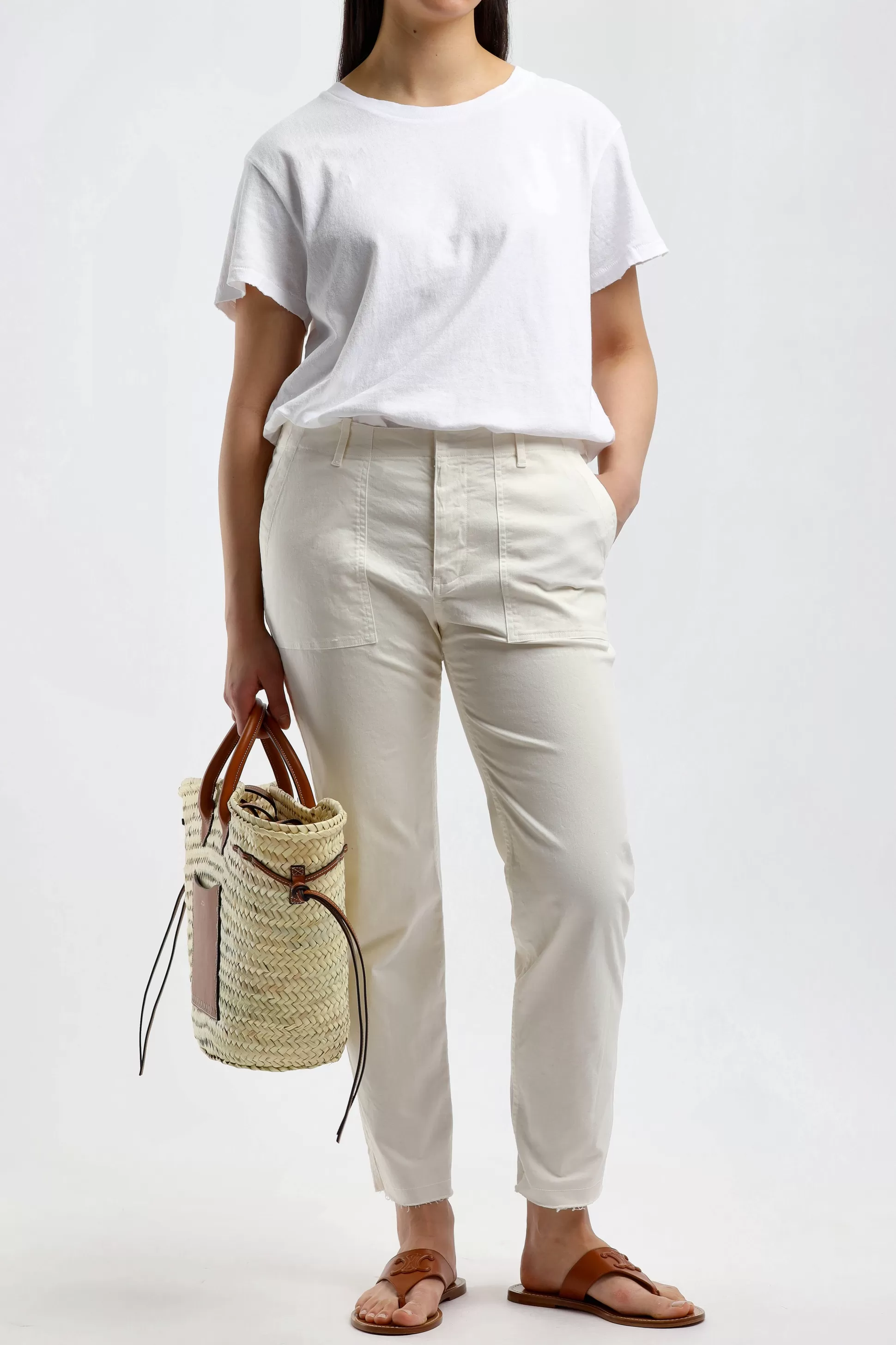 Nili Lotan Pantalons & Jumpsuits^Pantalon Jenna En Eggshell