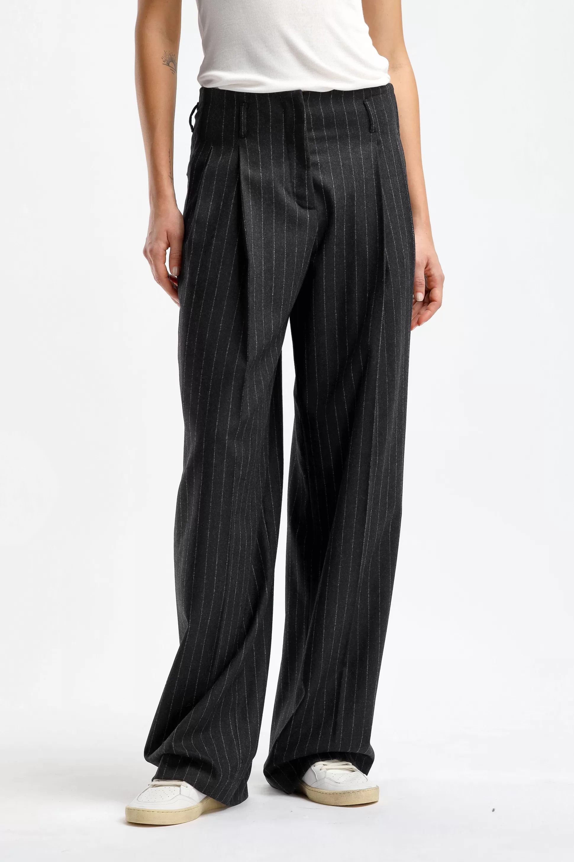 Golden Goose Pantalons & Jumpsuits^Pantalon Journey En Gris/Artic