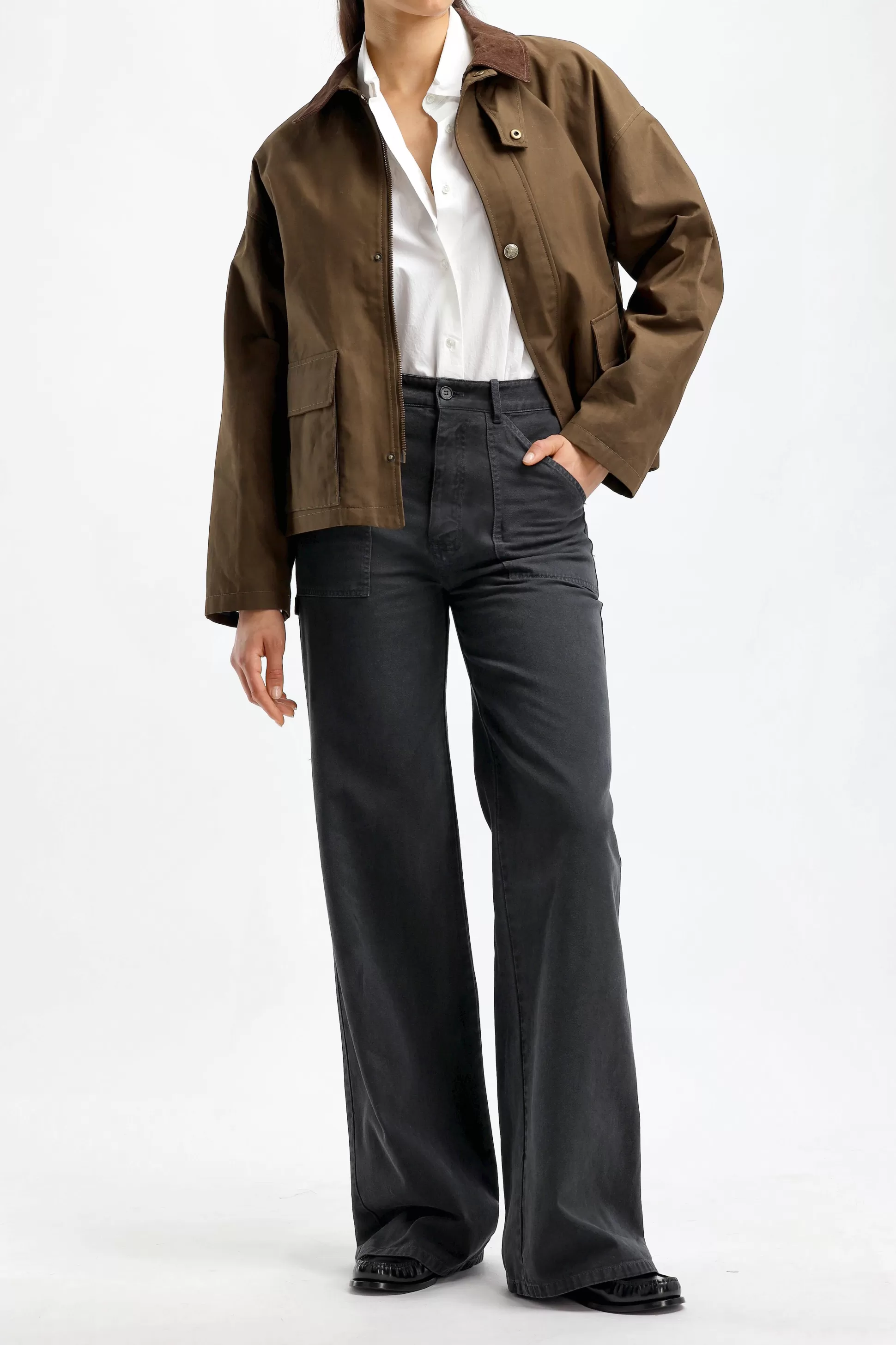 Nili Lotan Pantalons & Jumpsuits^Pantalon Quentin En Carbone