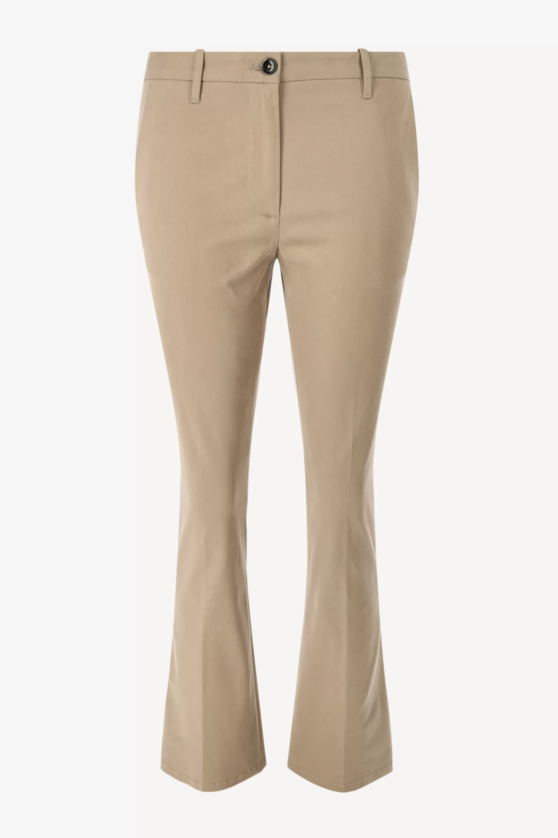 Nine In The Morning Pantalons & Jumpsuits^Pantalon Rome Trumpet En Beige