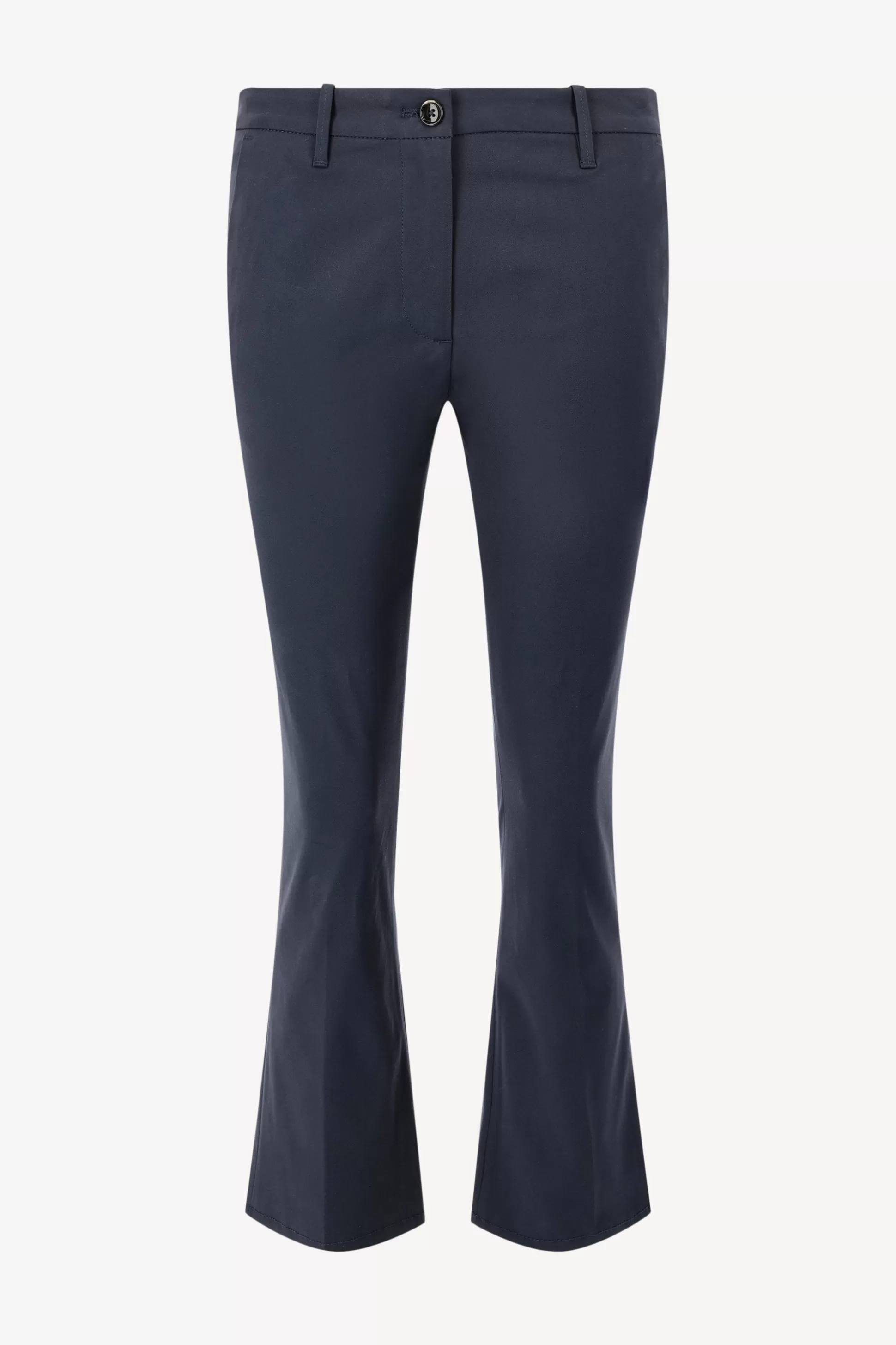 Nine In The Morning Pantalons & Jumpsuits^Pantalon Rome Trumpet En Bleu Marine