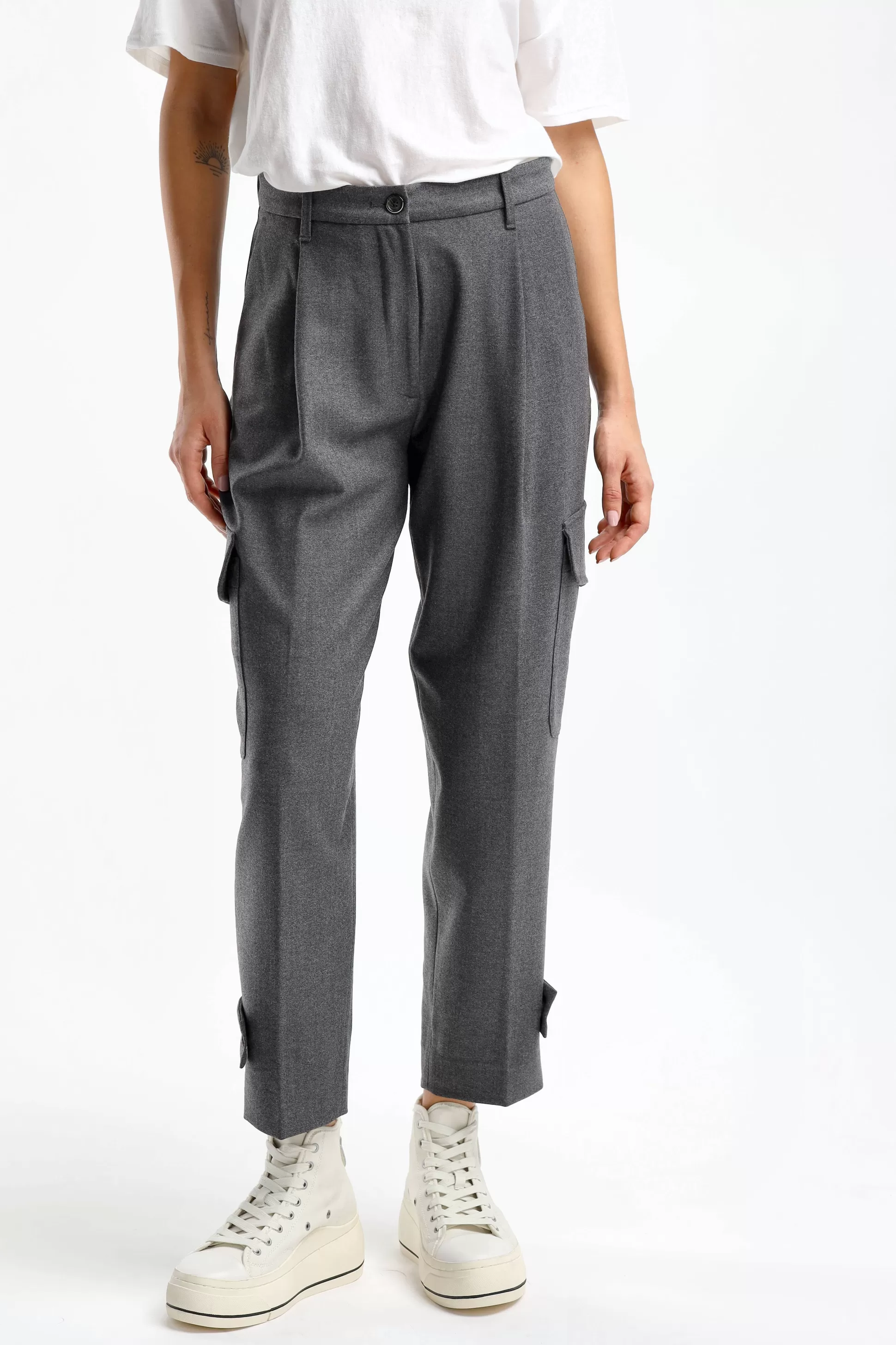 Nine In The Morning Pantalons & Jumpsuits^Pantalon Sophie En Gris