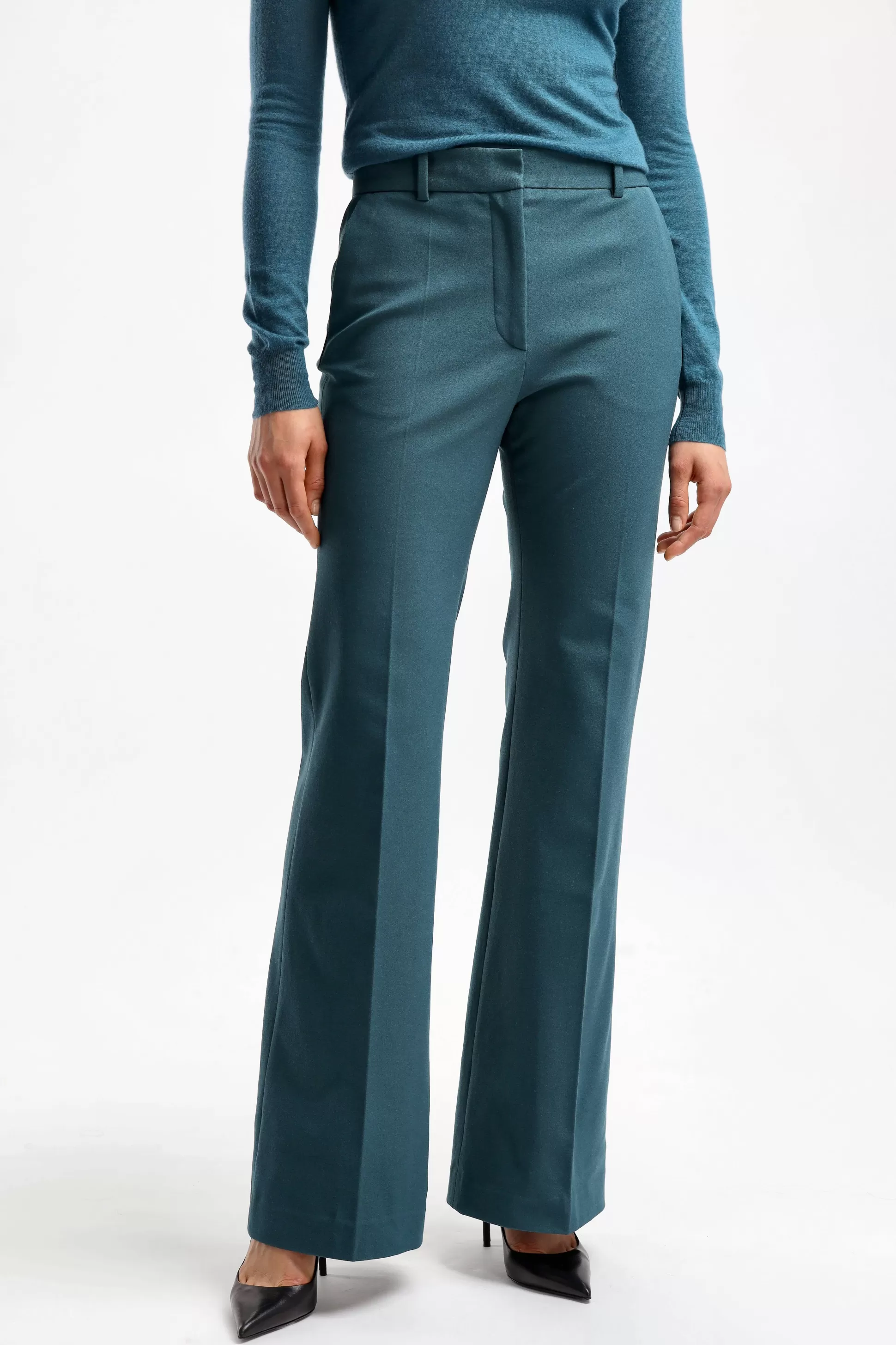 Joseph Pantalons & Jumpsuits^Pantalon Tafira En Dark Teal