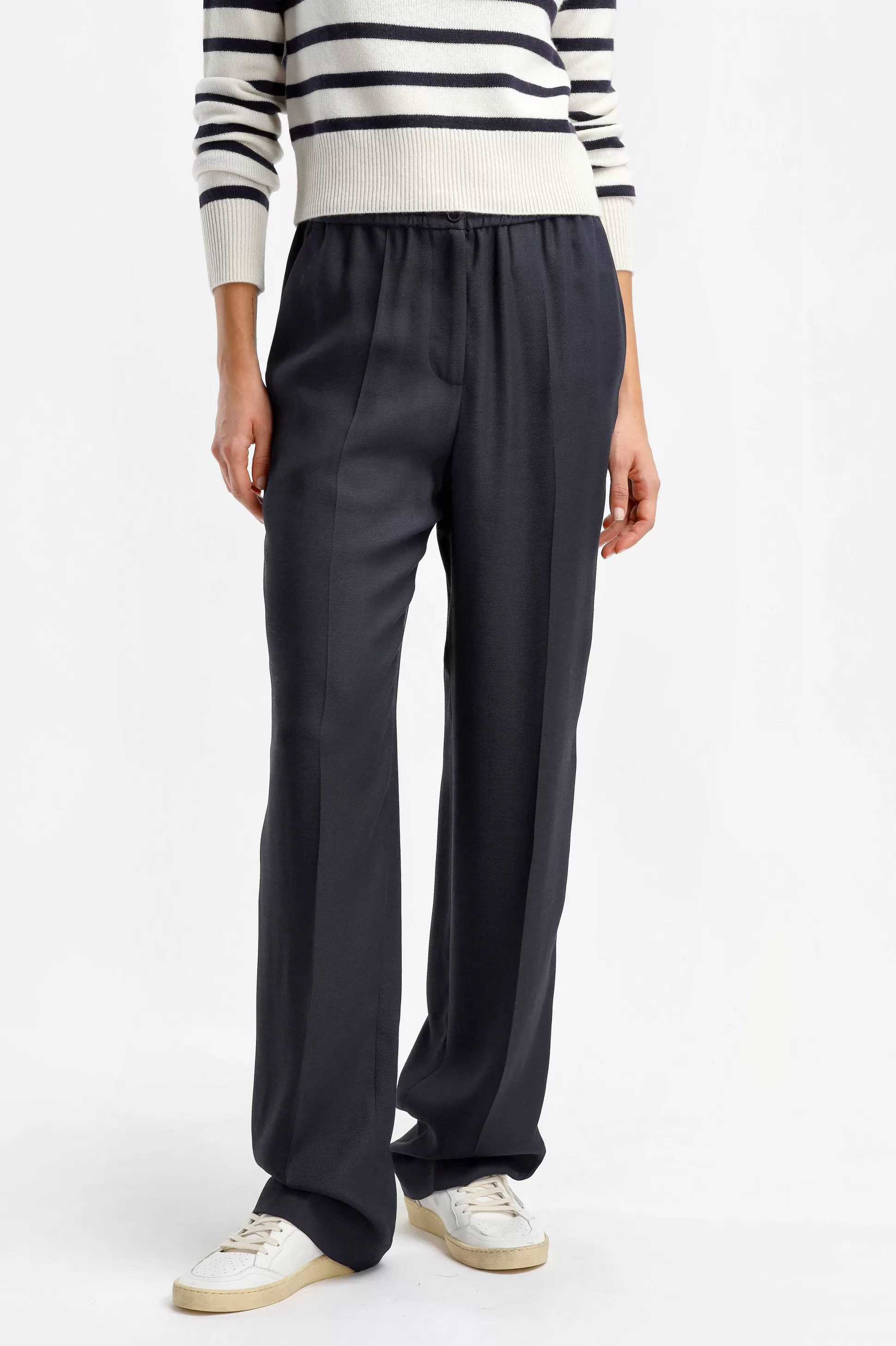 Joseph Pantalons & Jumpsuits^Pantalon Tahiti En Bleu Marine