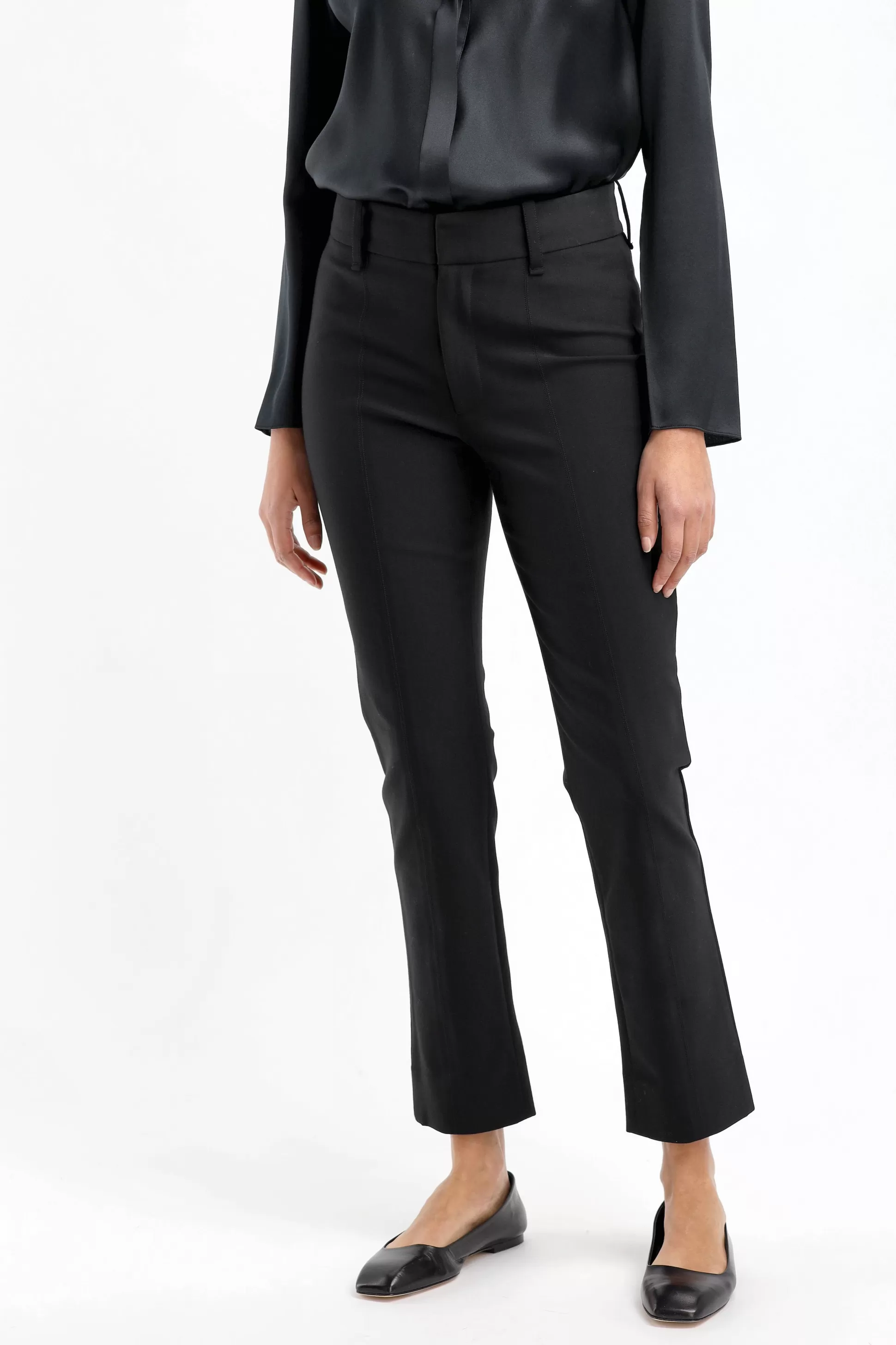 Vince Pantalons & Jumpsuits^Pantalon Taille Haute Cigarette En Noir