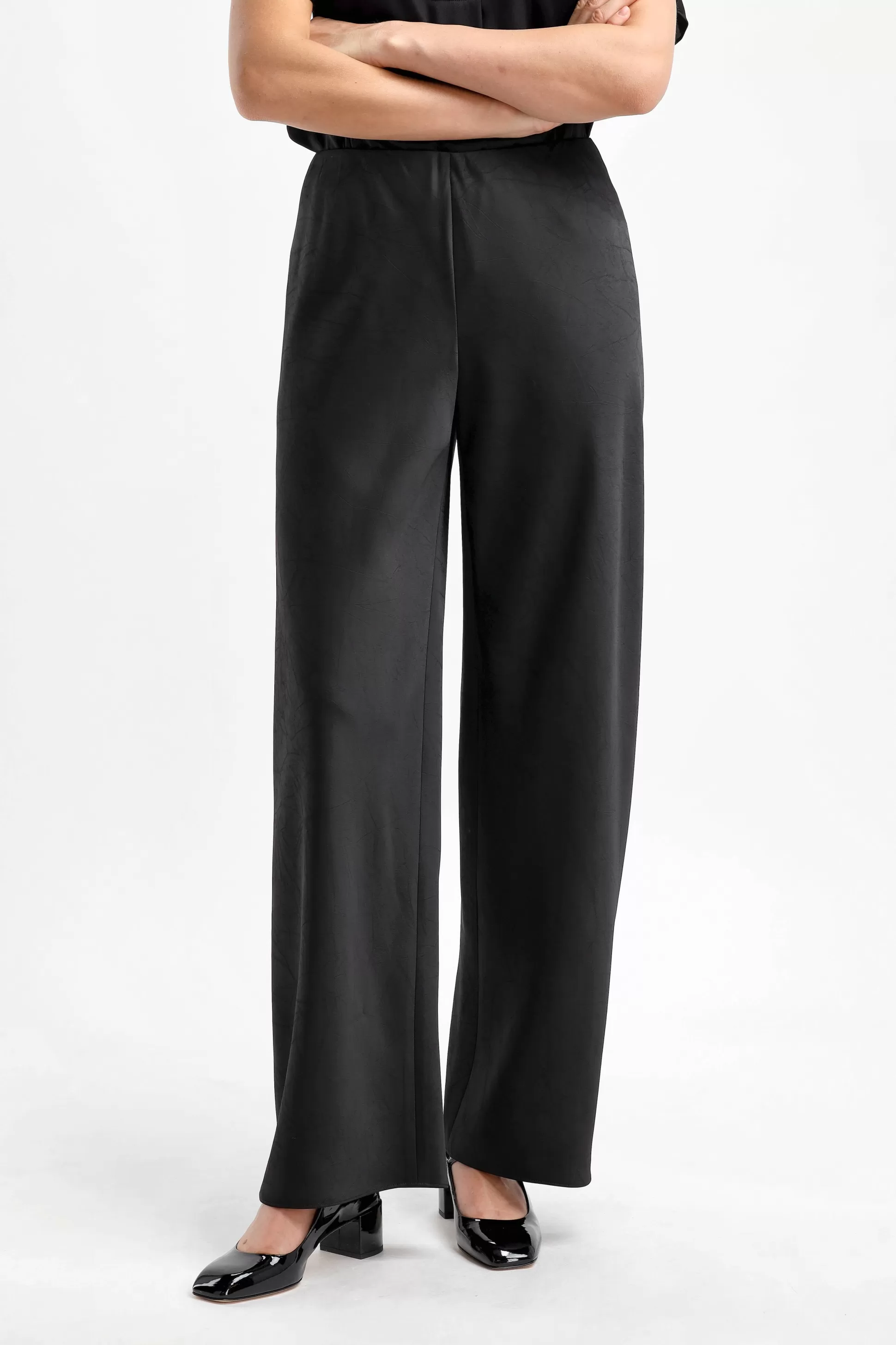 Vince Pantalons & Jumpsuits^Pantalon Taille Haute Noir