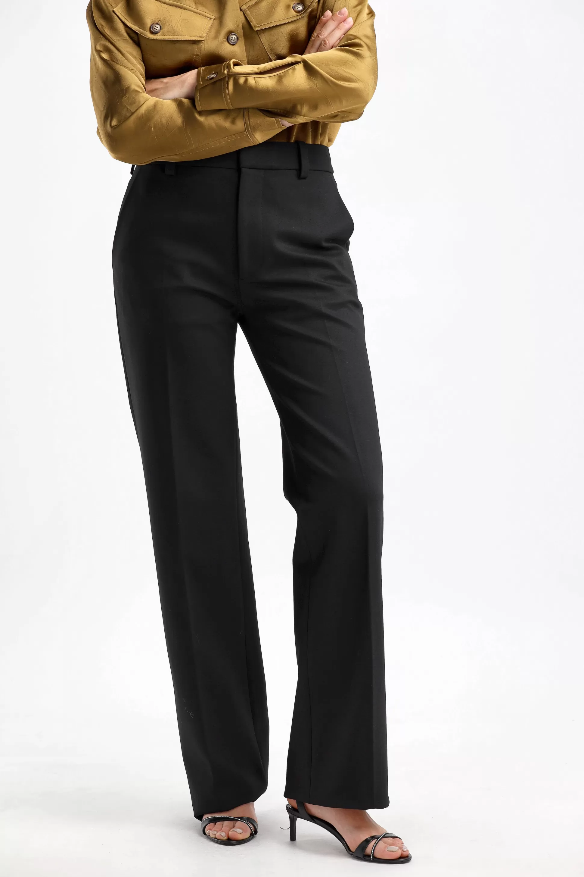 Victoria Beckham Pantalons & Jumpsuits^Pantalon Tailored Straight En Noir